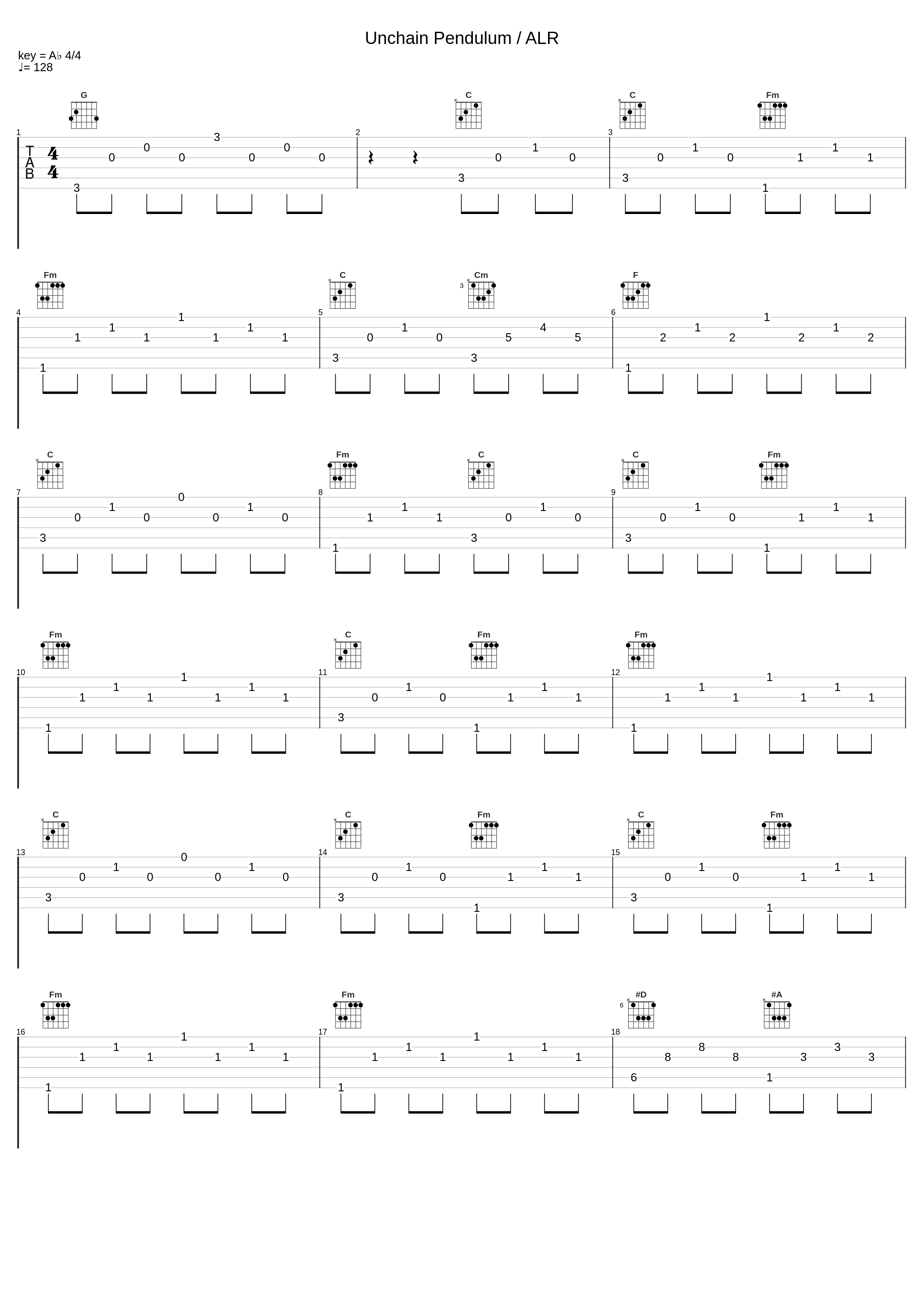 Unchain Pendulum / ALR_nomico_1