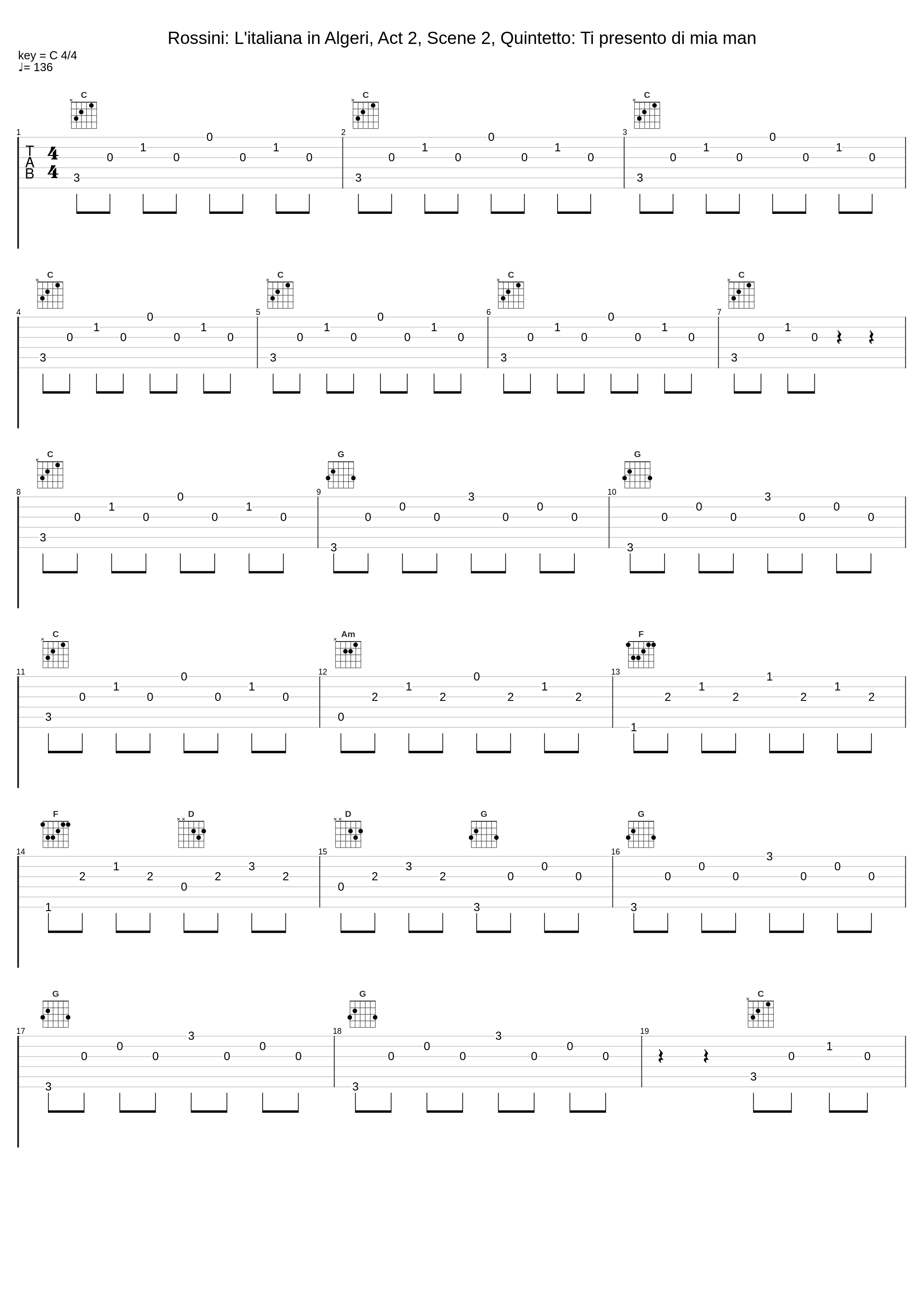 Rossini: L'italiana in Algeri, Act 2, Scene 2, Quintetto: Ti presento di mia man_Mario Petri,Cesare Valletti,Giulietta Simionato,Marcello Cortis,Coro e Orchestra del Teatro alla Scala, Milano,Carlo Maria Giulini_1