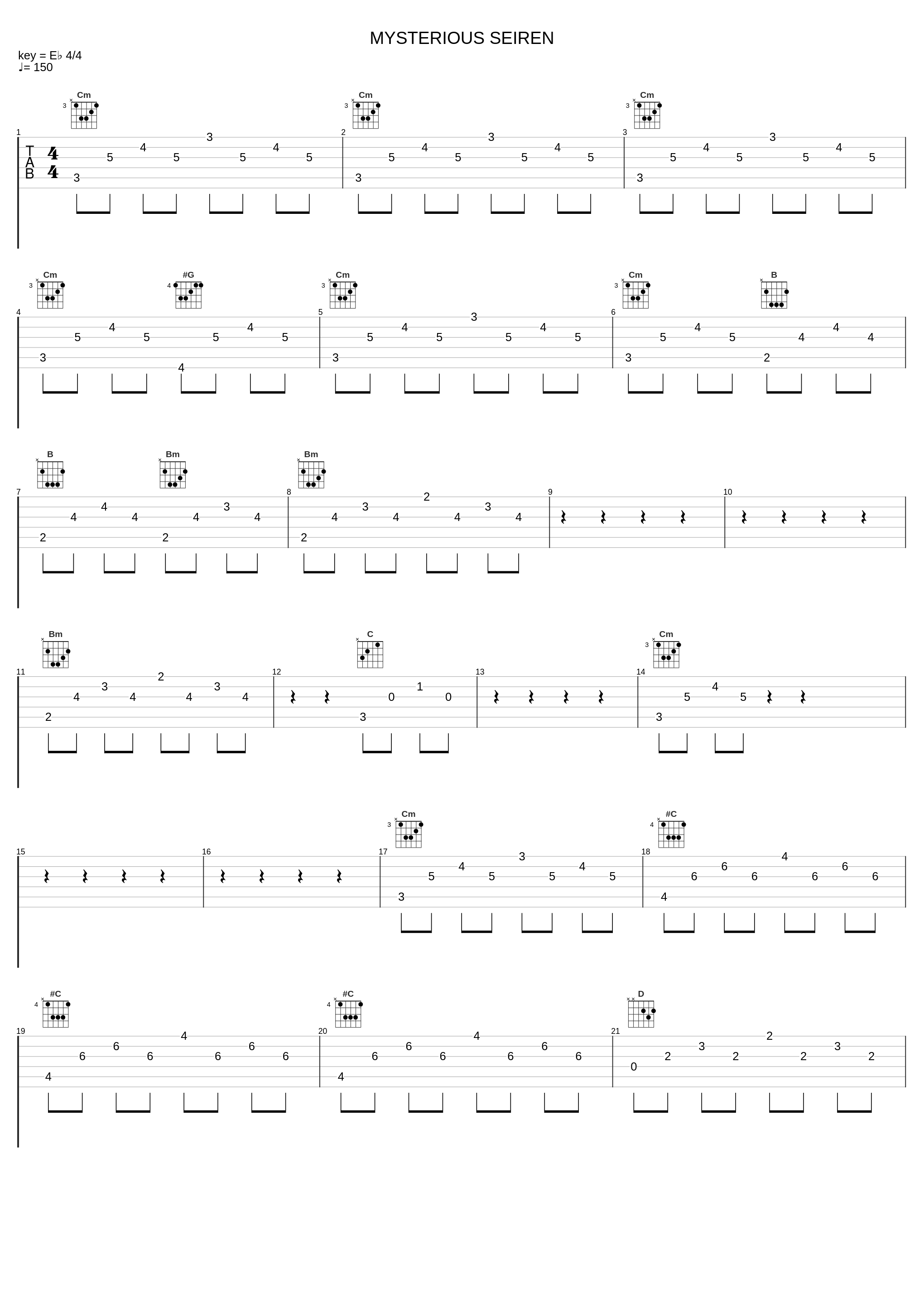 MYSTERIOUS SEIREN_Falcom Sound Team J.D.K._1