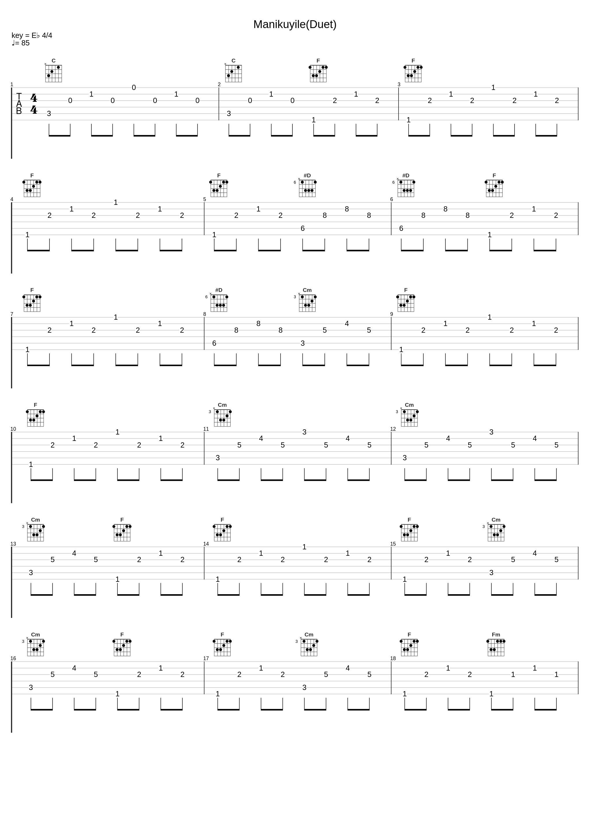 Manikuyile(Duet)_K. J. Yesudas,Sujatha_1