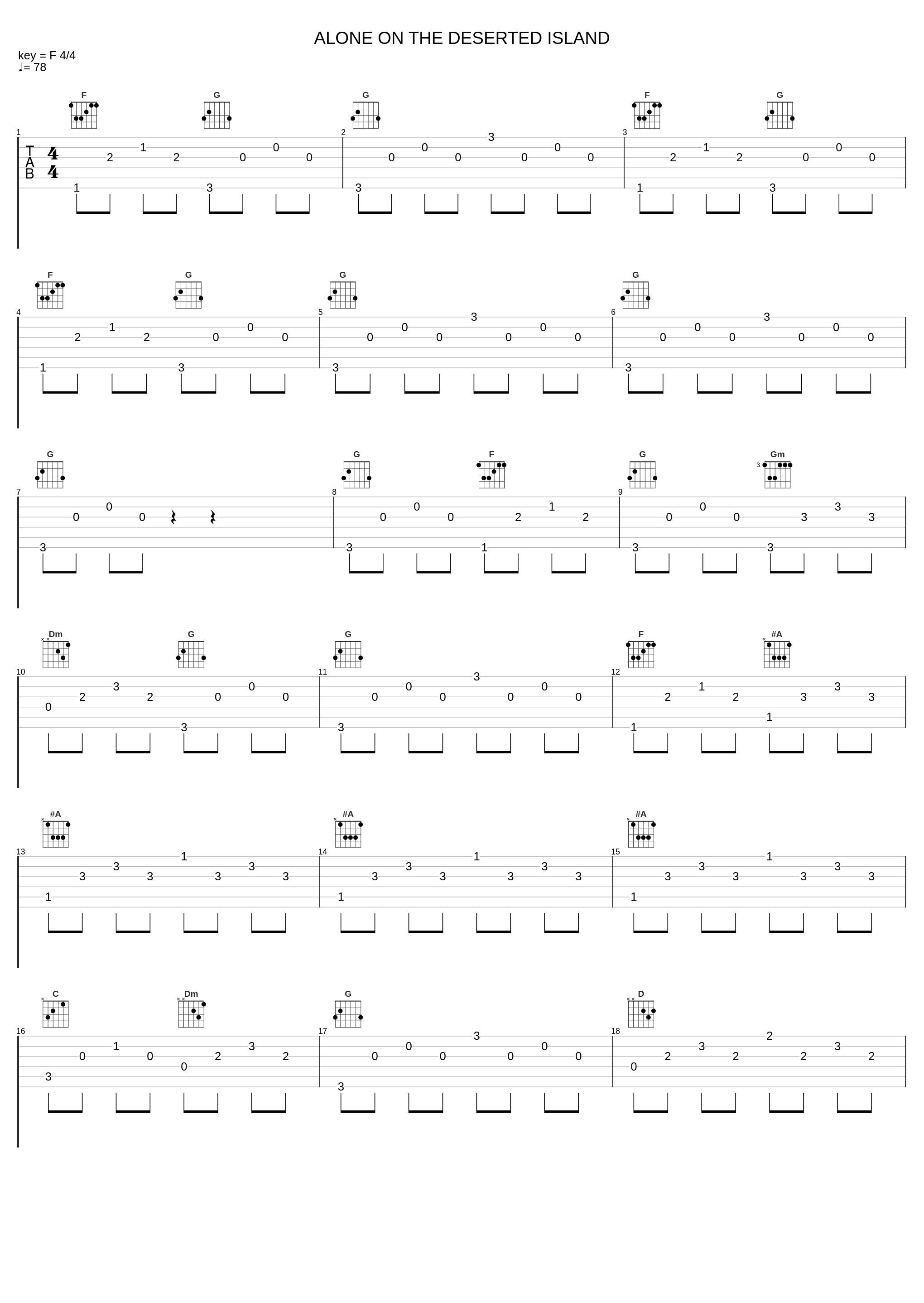 ALONE ON THE DESERTED ISLAND_Falcom Sound Team J.D.K._1