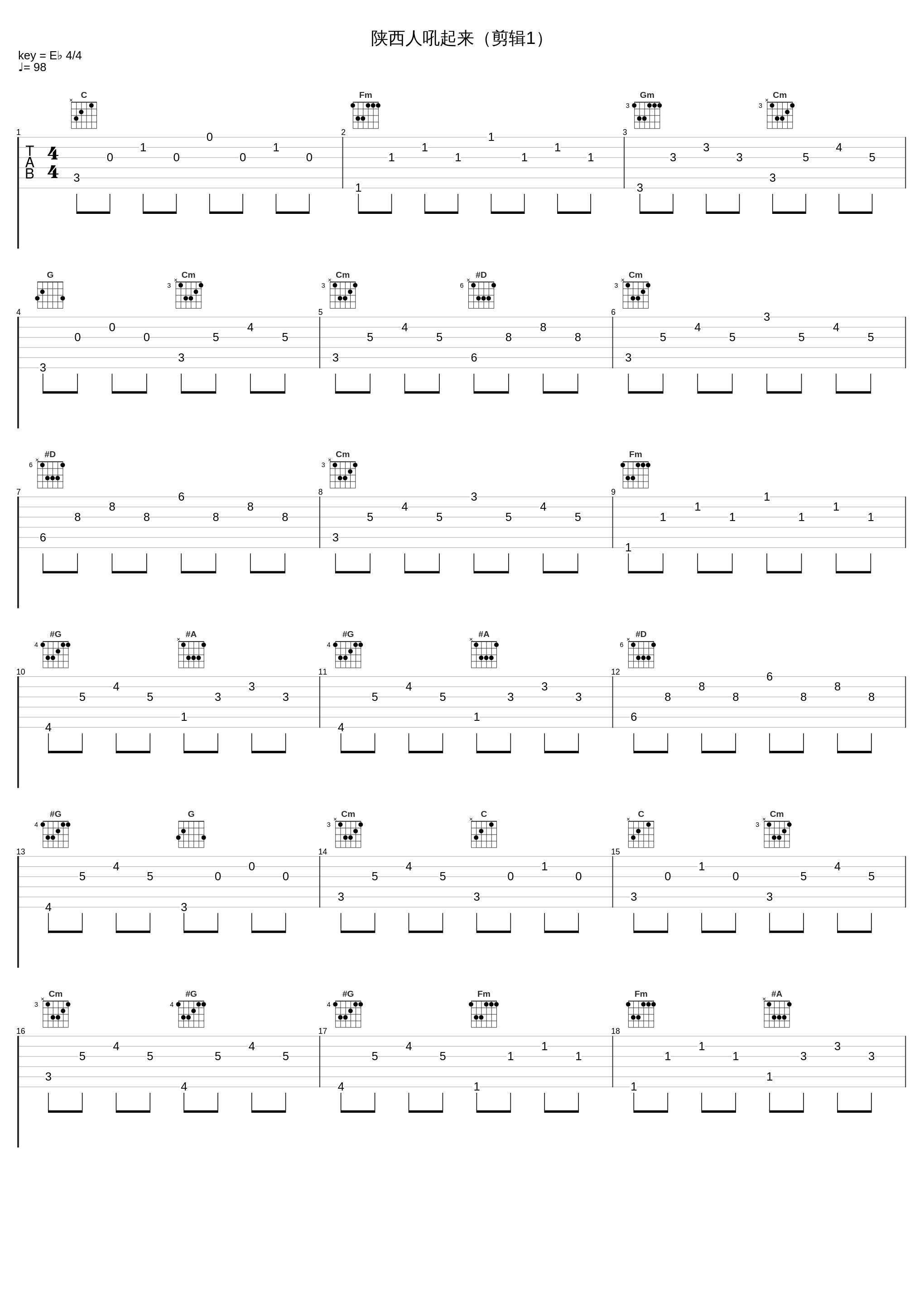 陕西人吼起来（剪辑1）_十三狼_1