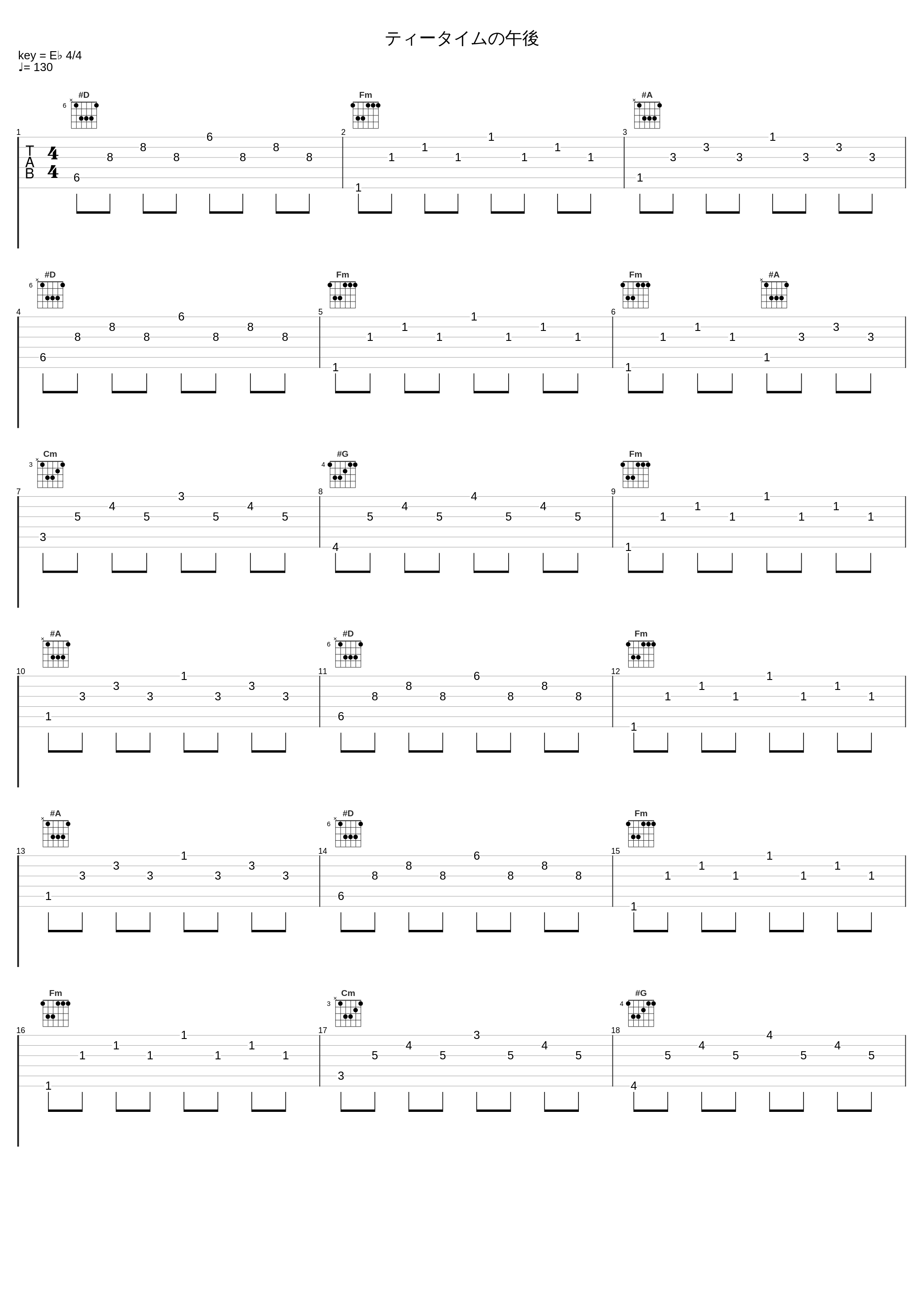 ティータイムの午後_Falcom Sound Team J.D.K._1