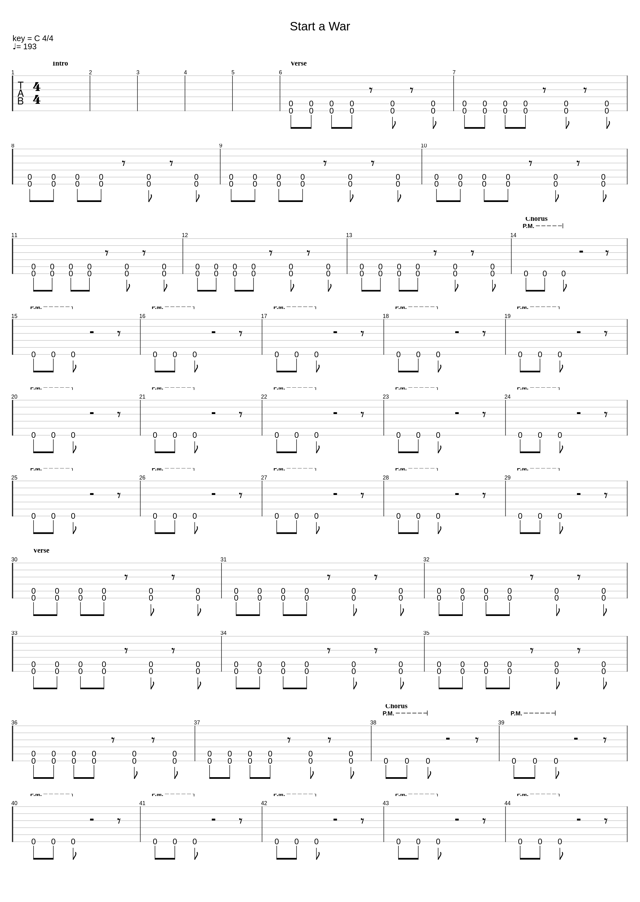 Start a War_Static-X_1