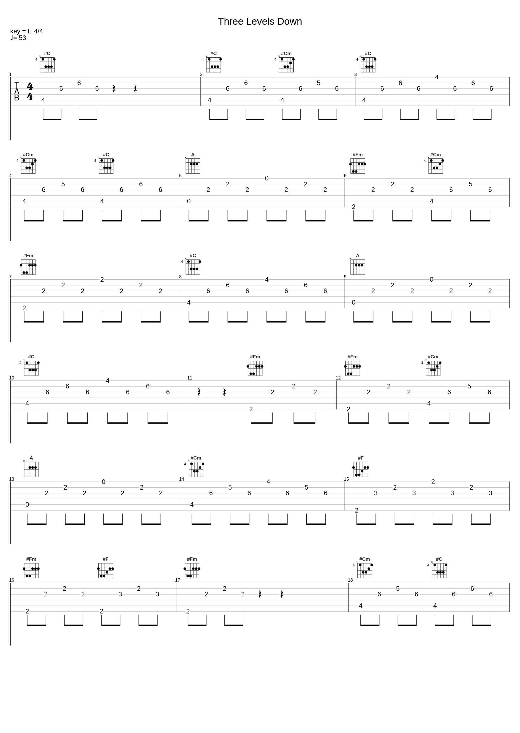 Three Levels Down_X-Ray Dog_1