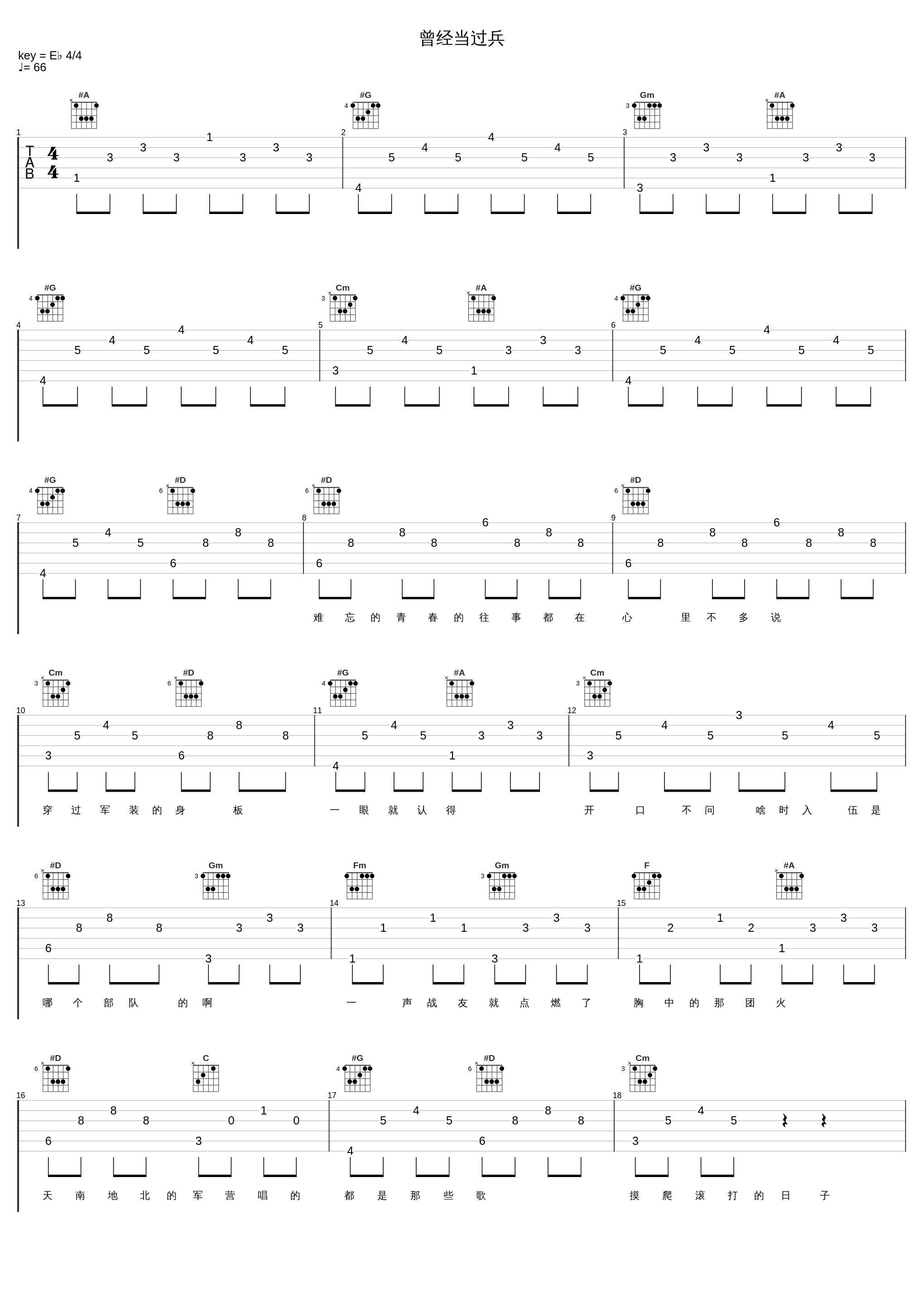 曾经当过兵_阎维文_1