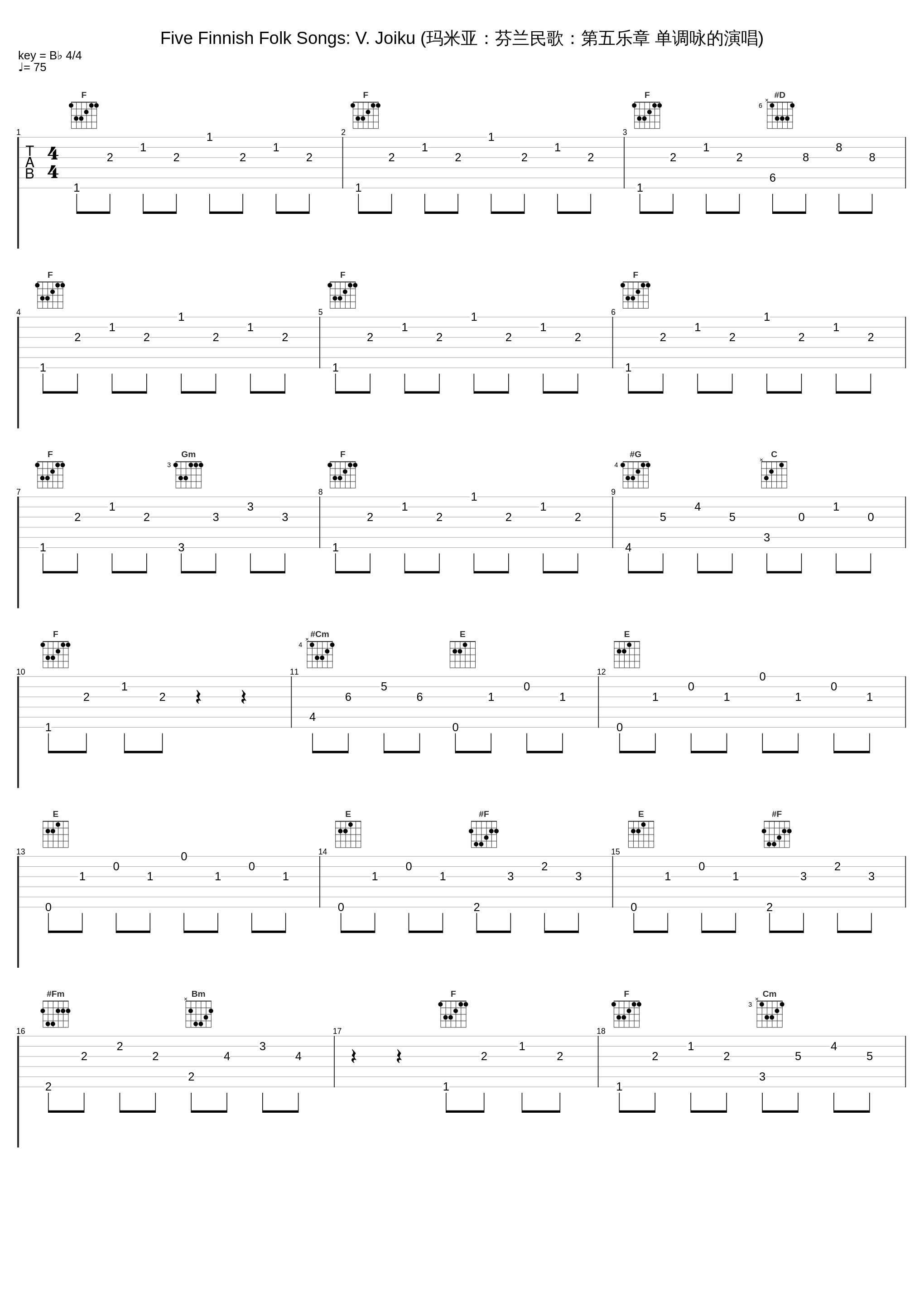 Five Finnish Folk Songs: V. Joiku (玛米亚：芬兰民歌：第五乐章 单调咏的演唱)_马友友,Joel Fan_1