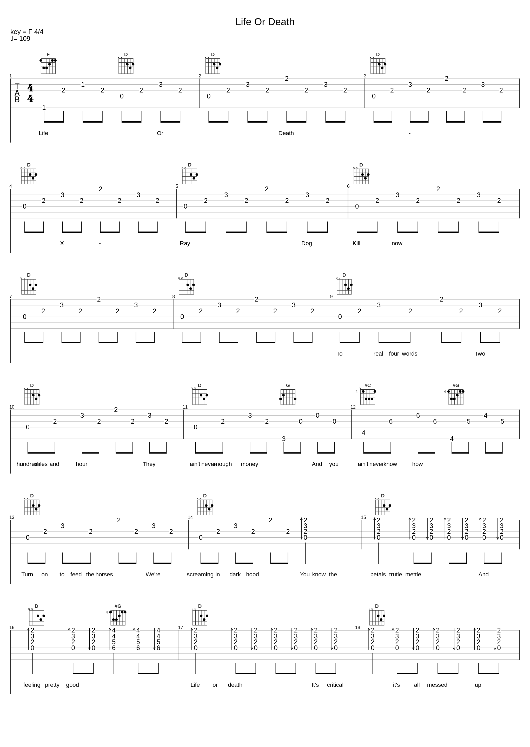 Life Or Death_X-Ray Dog_1