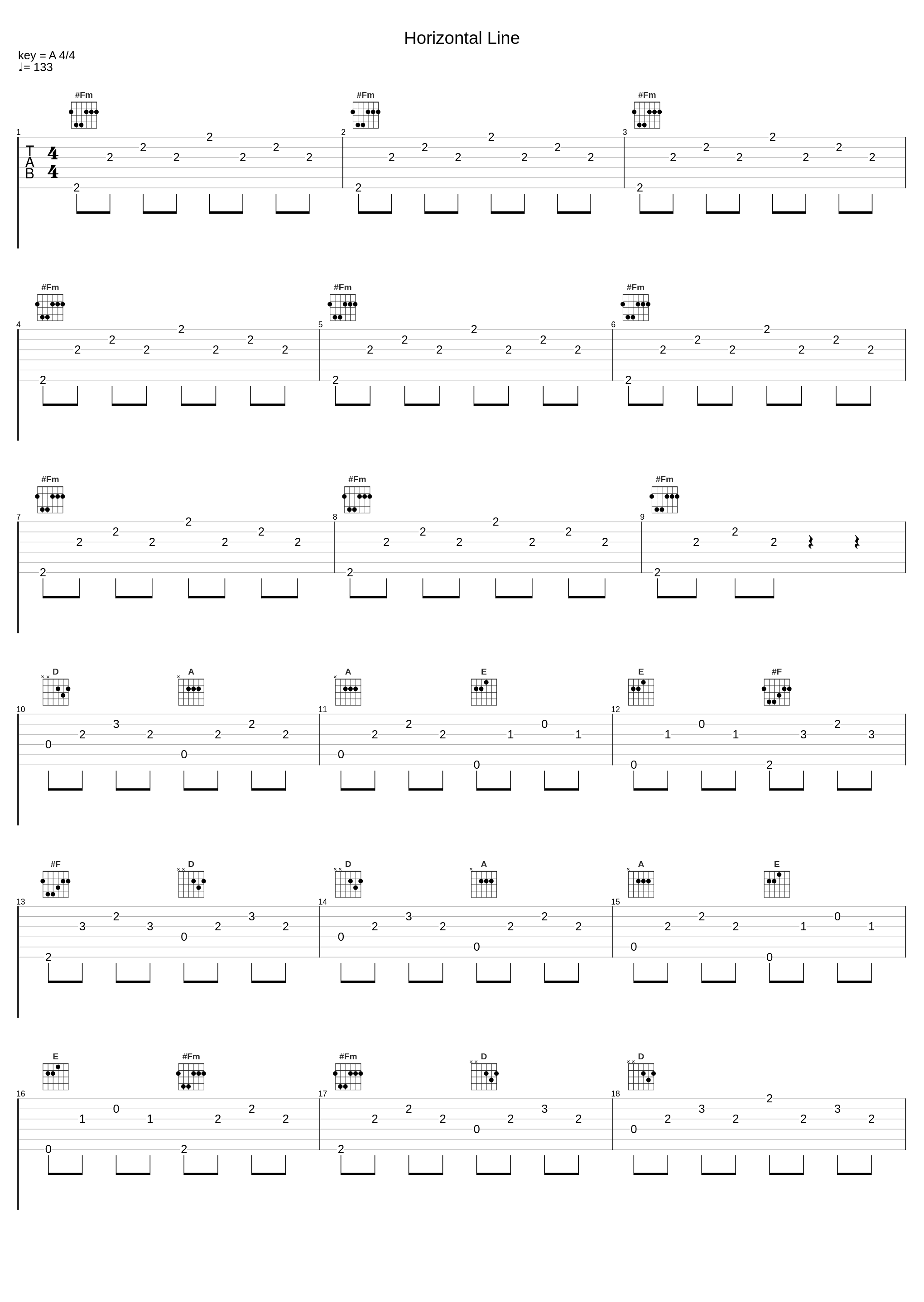 Horizontal Line_S.C.X,IA_1