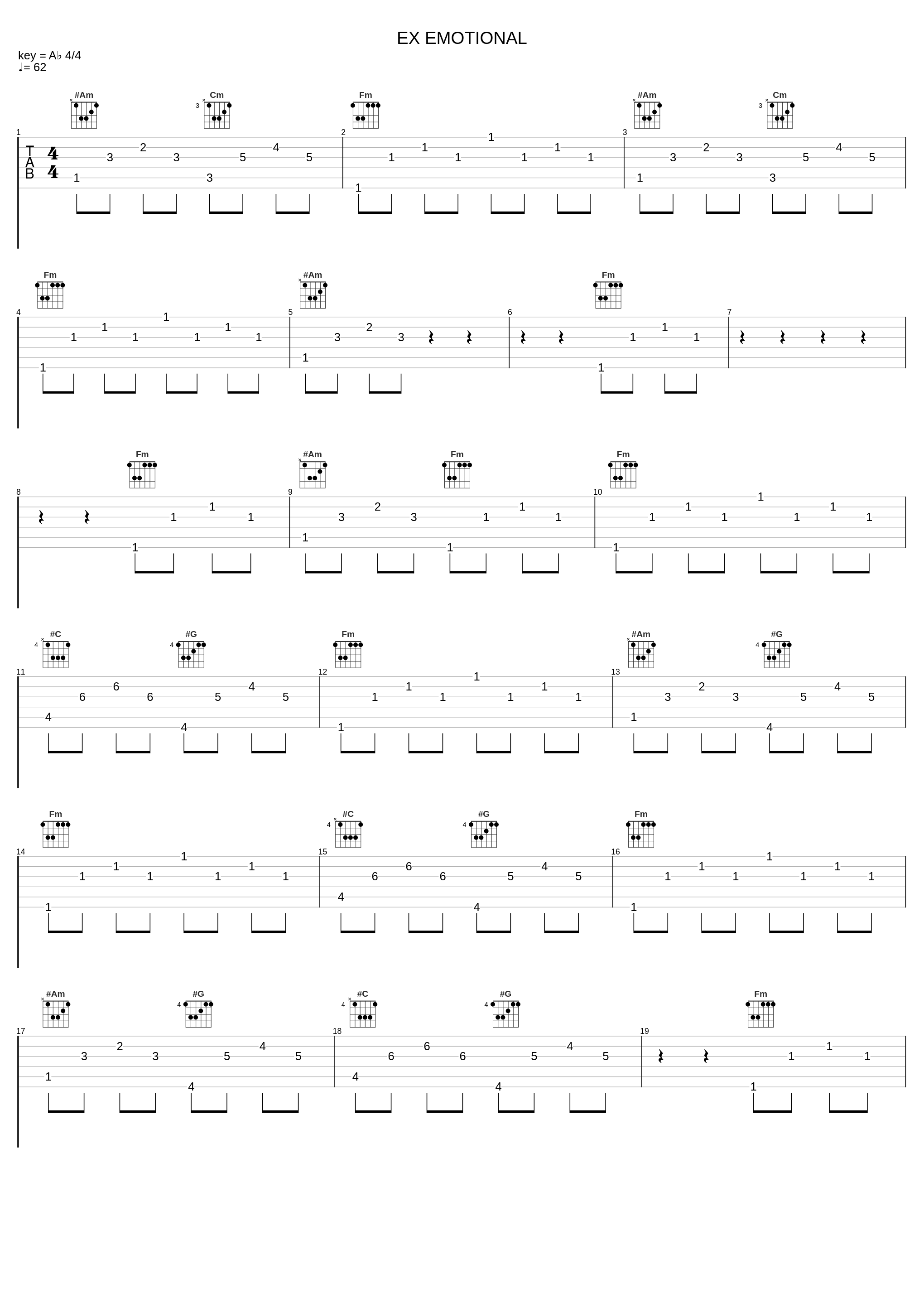 EX EMOTIONAL_Uedo,朝三.,X-ALL Label_1