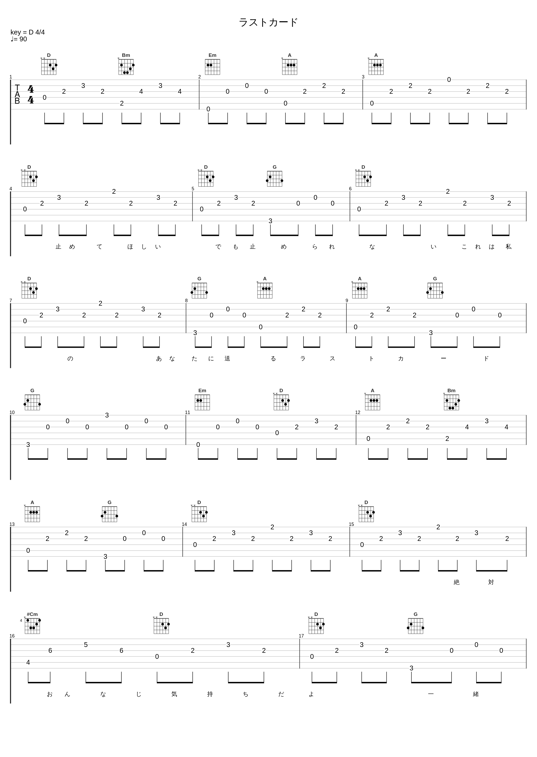 ラストカード_茅原实里_1