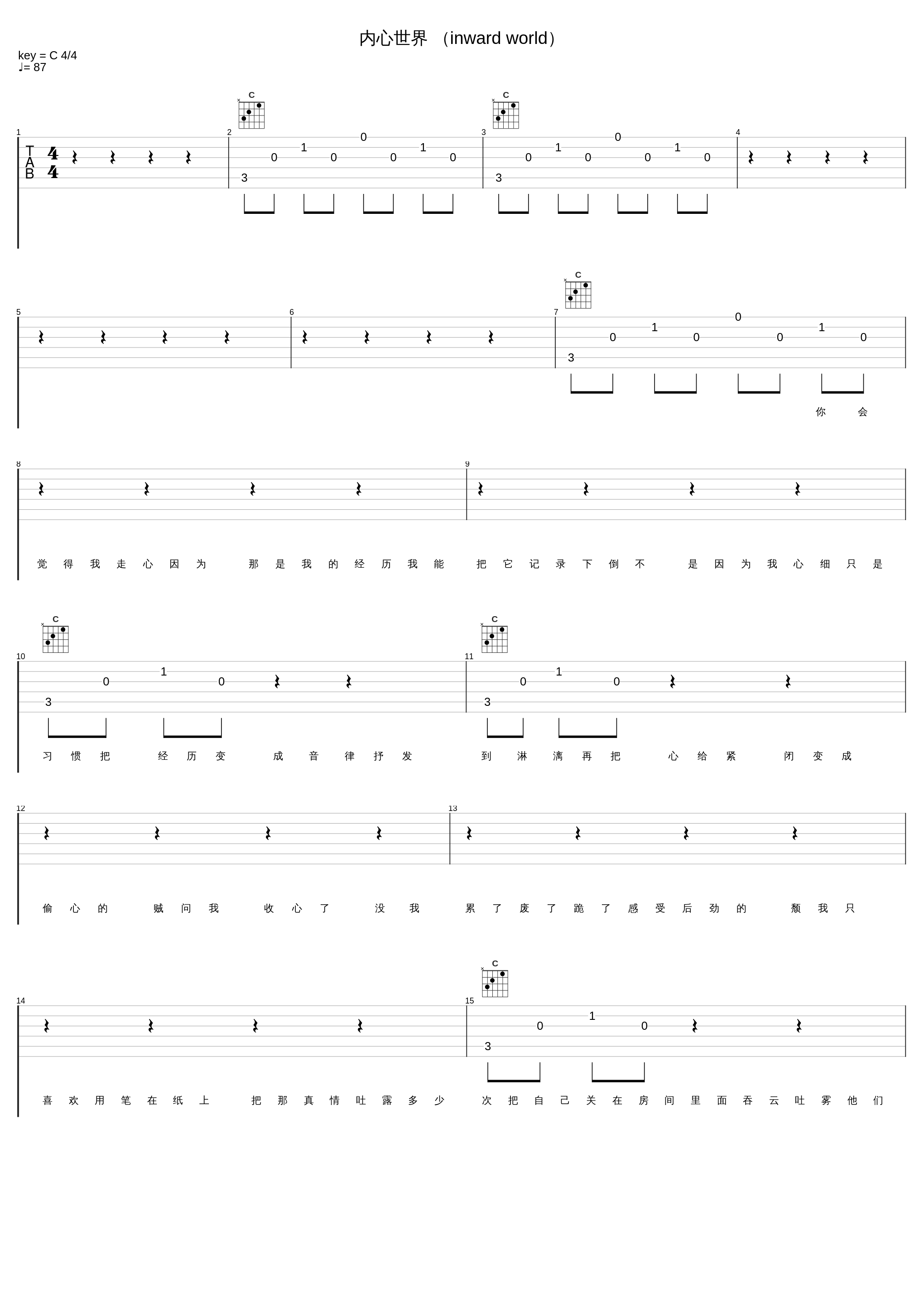 内心世界 （inward world）_Subs张毅成,FATPETER,御红之_1