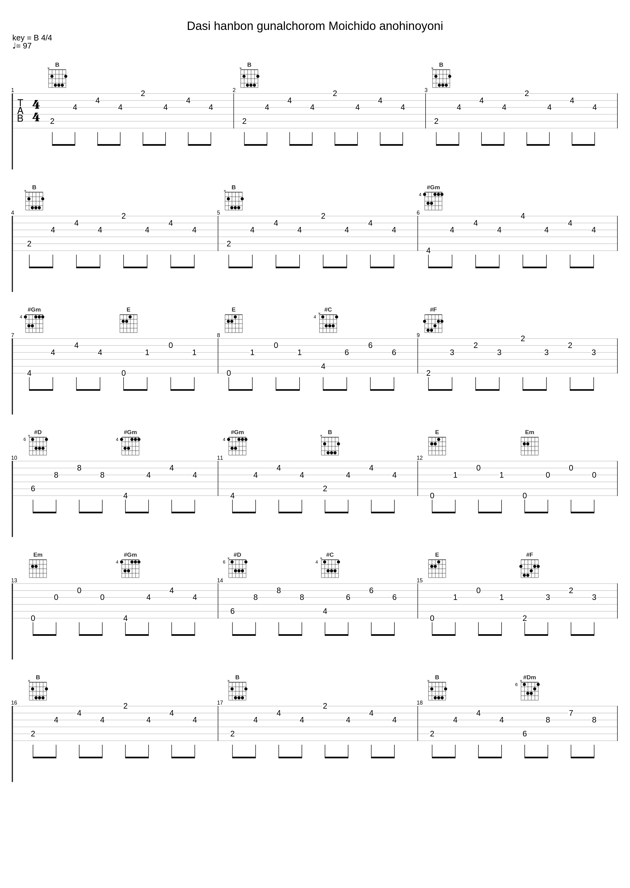 Dasi hanbon gunalchorom Moichido anohinoyoni_TAKE_1