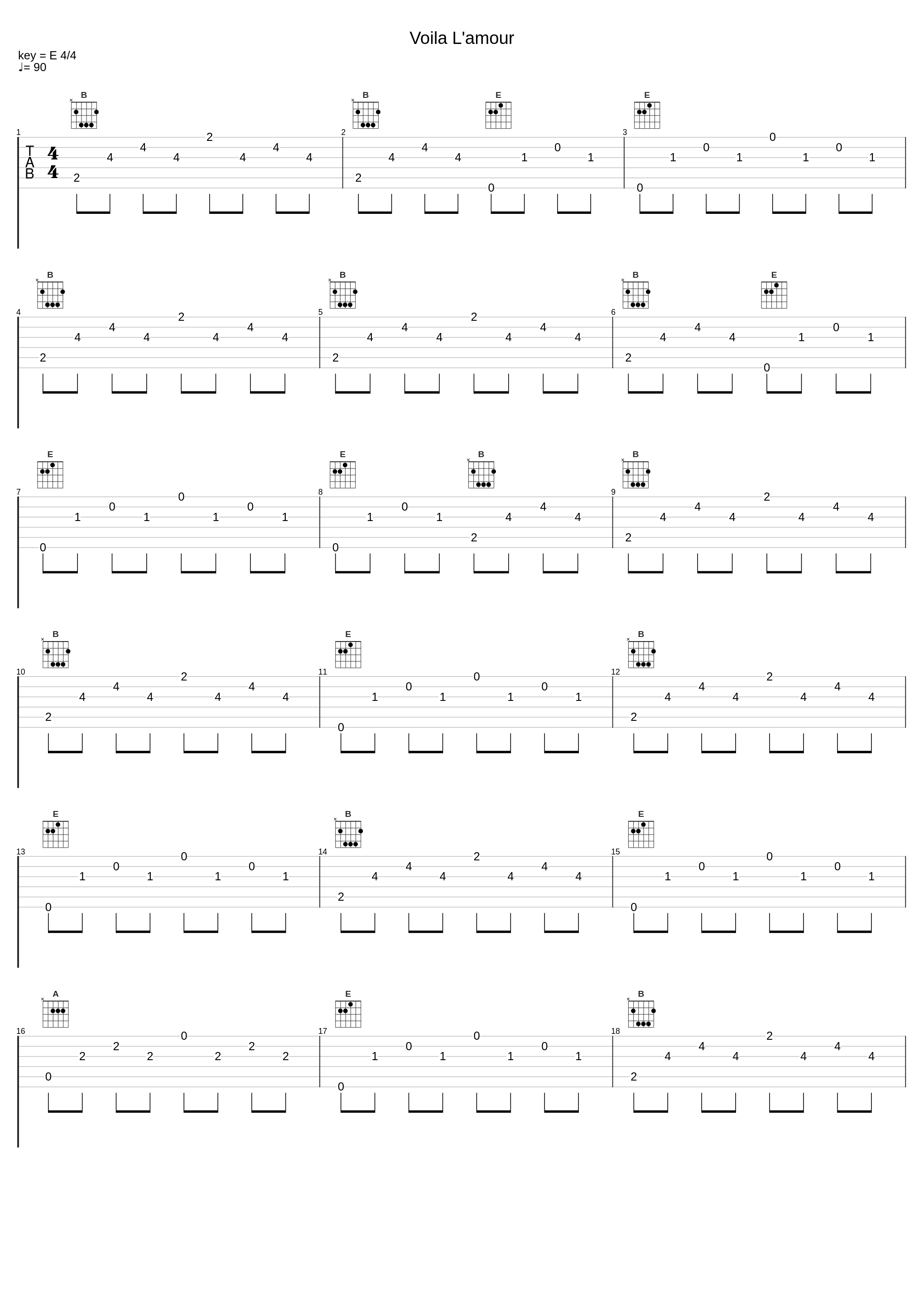 Voila L'amour_Henk Wijngaard,D. van Altena,Benelux Music,F. Limpens_1