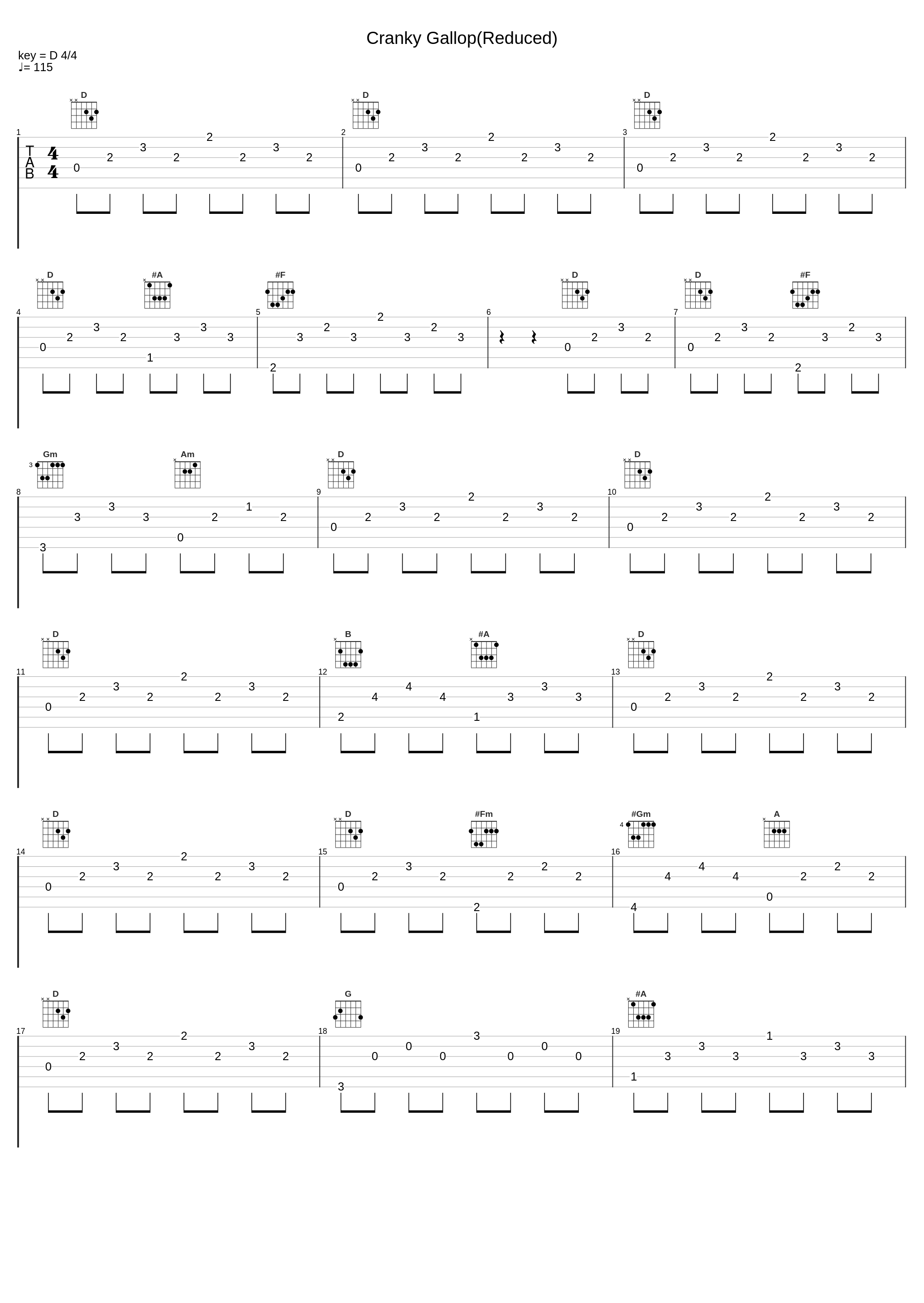 Cranky Gallop(Reduced)_Markus Segschneider,Anselm Kreuzer_1