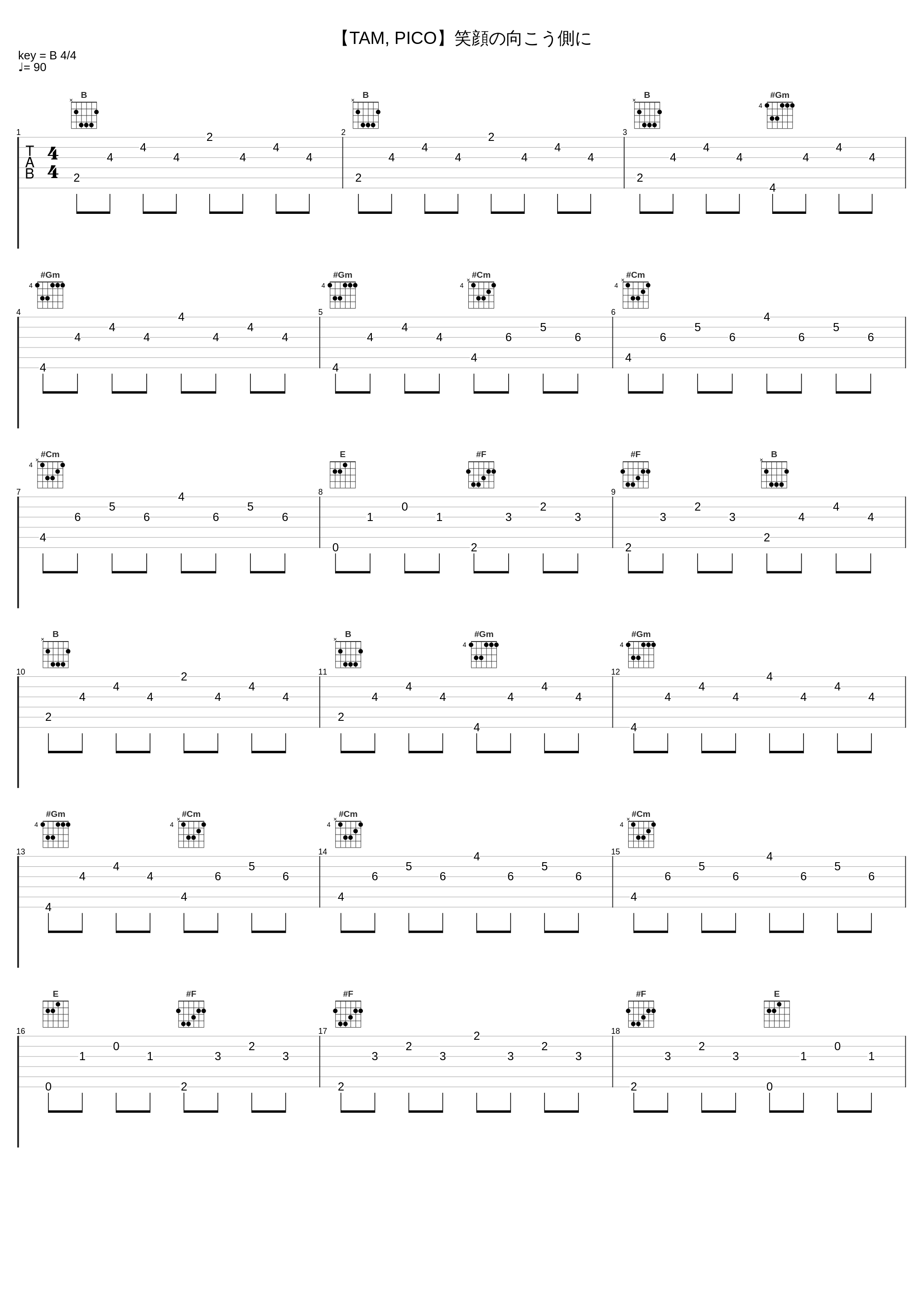 【TAM, PICO】笑顔の向こう側に_TAMUSIC_1