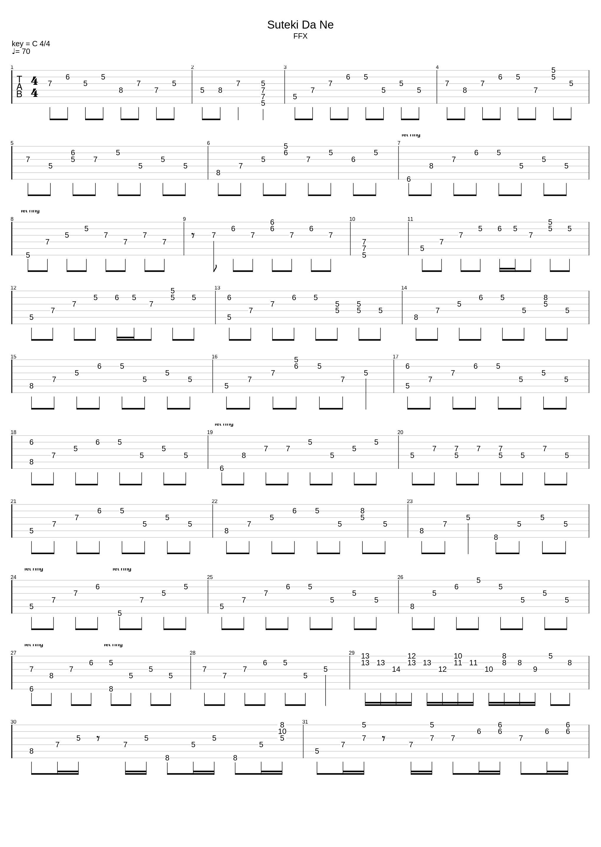 Suteki Da Ne_Final Fantasy X_1