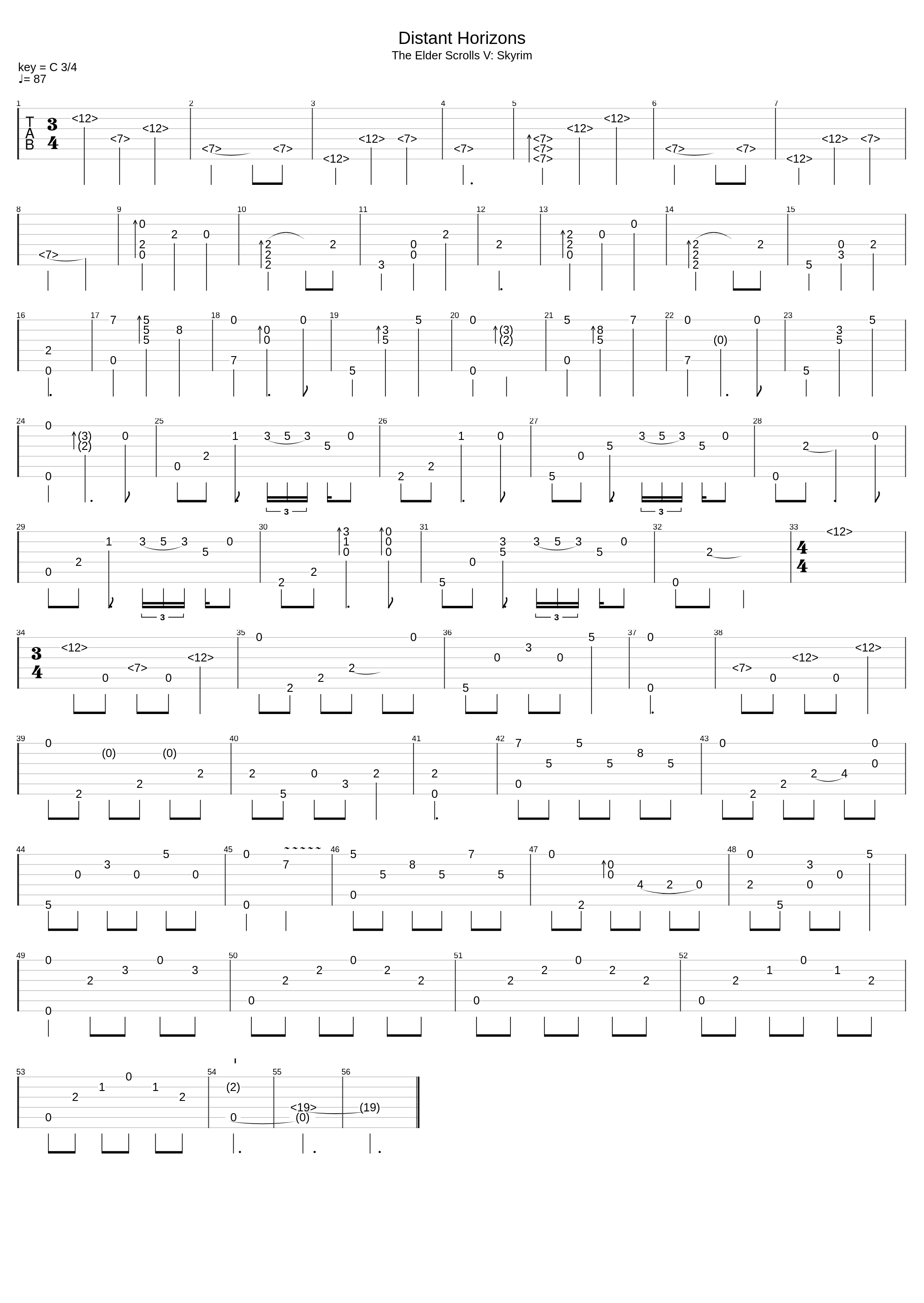 Harry Murrell_Tesv Skyrim - Distanz Horizons_1