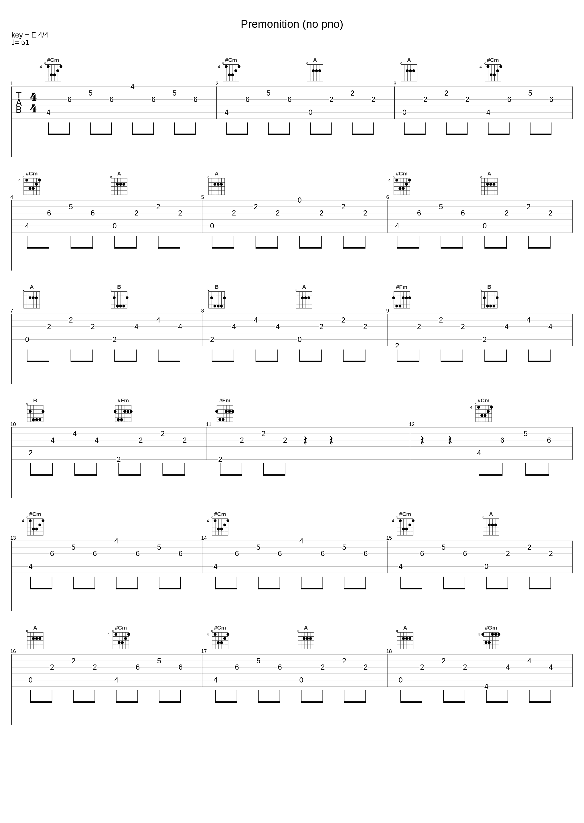 Premonition (no pno)_X-Ray Dog_1