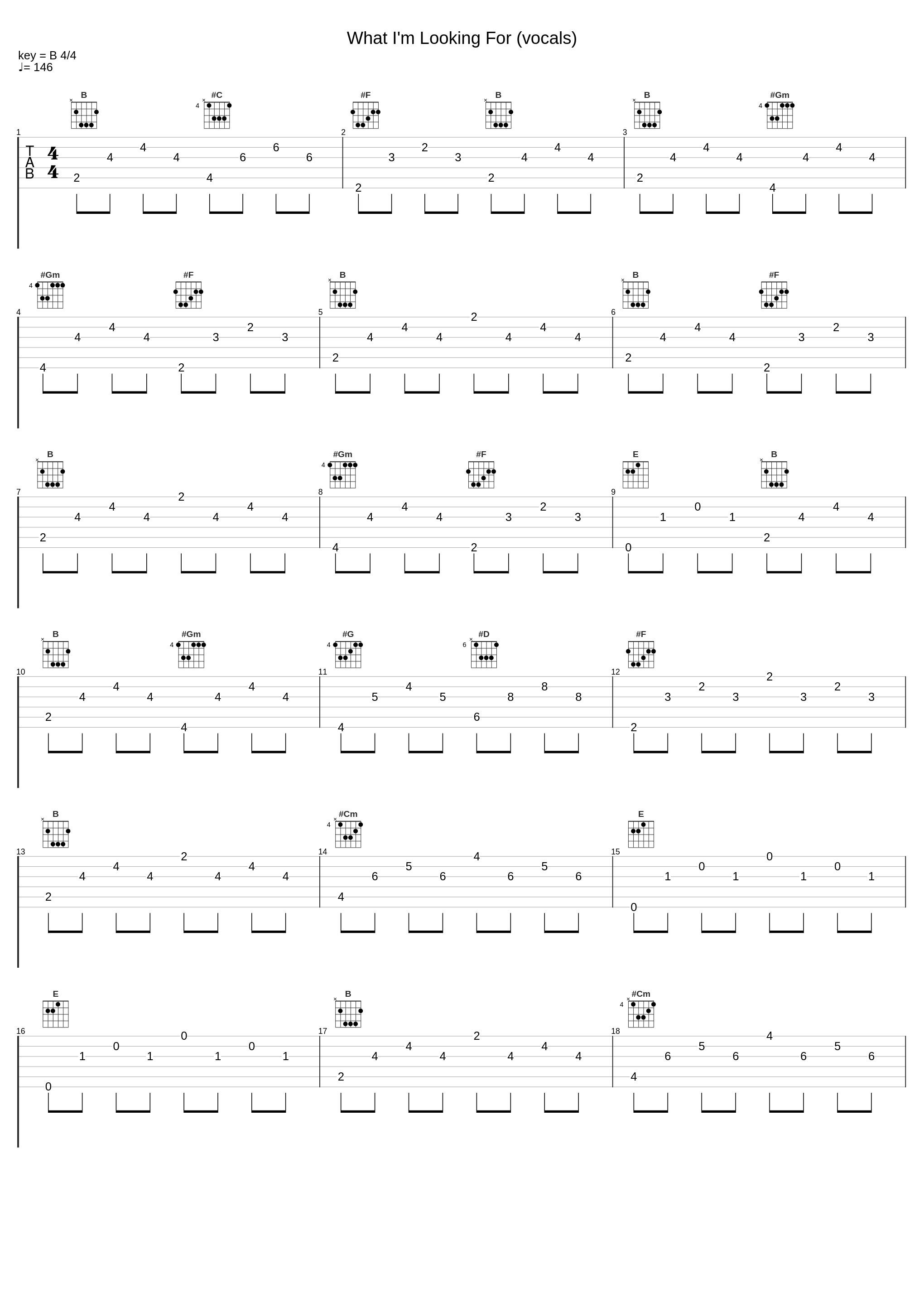 What I'm Looking For (vocals)_X-Ray Dog_1