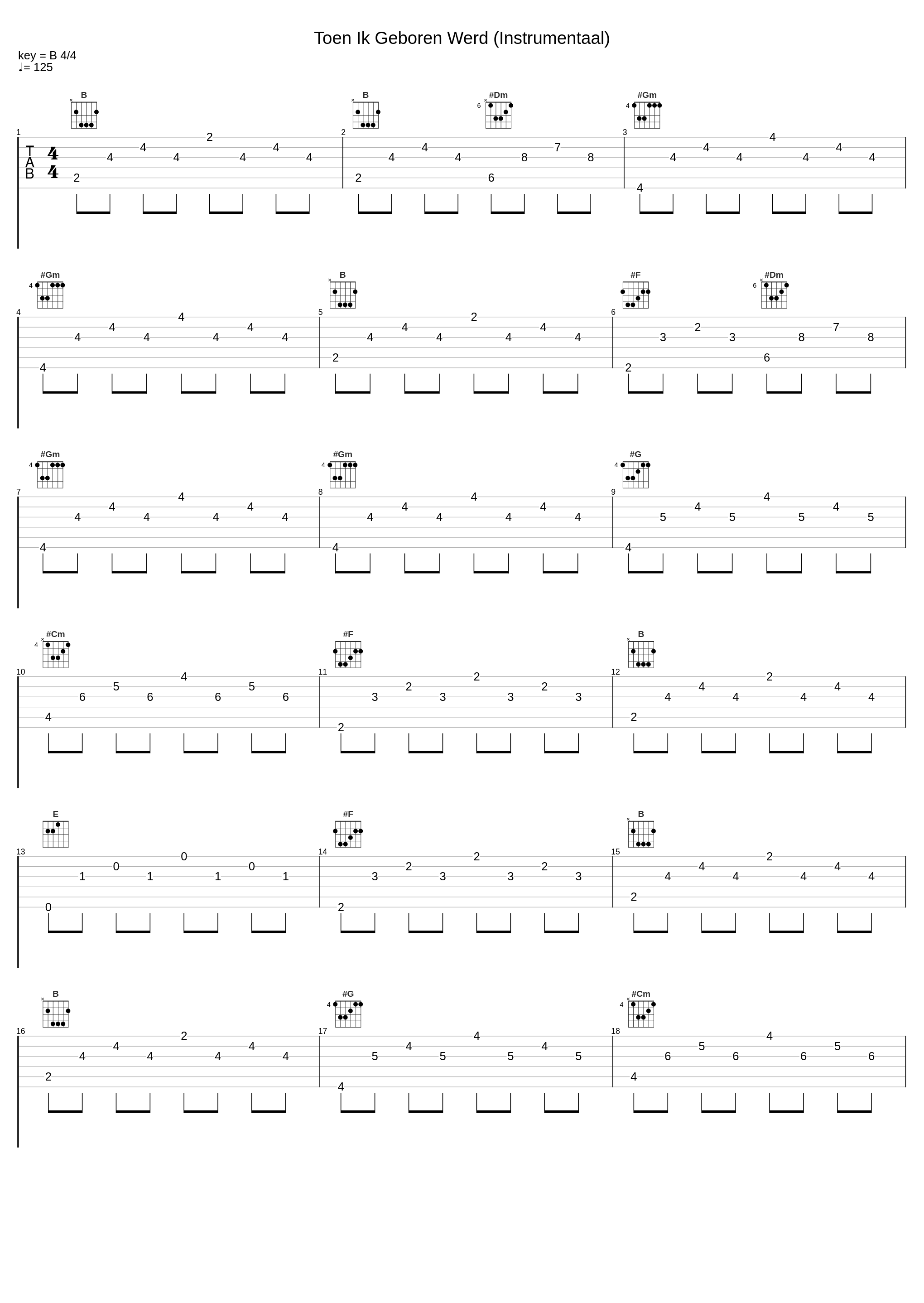 Toen Ik Geboren Werd (Instrumentaal)_Raimond Lap_1