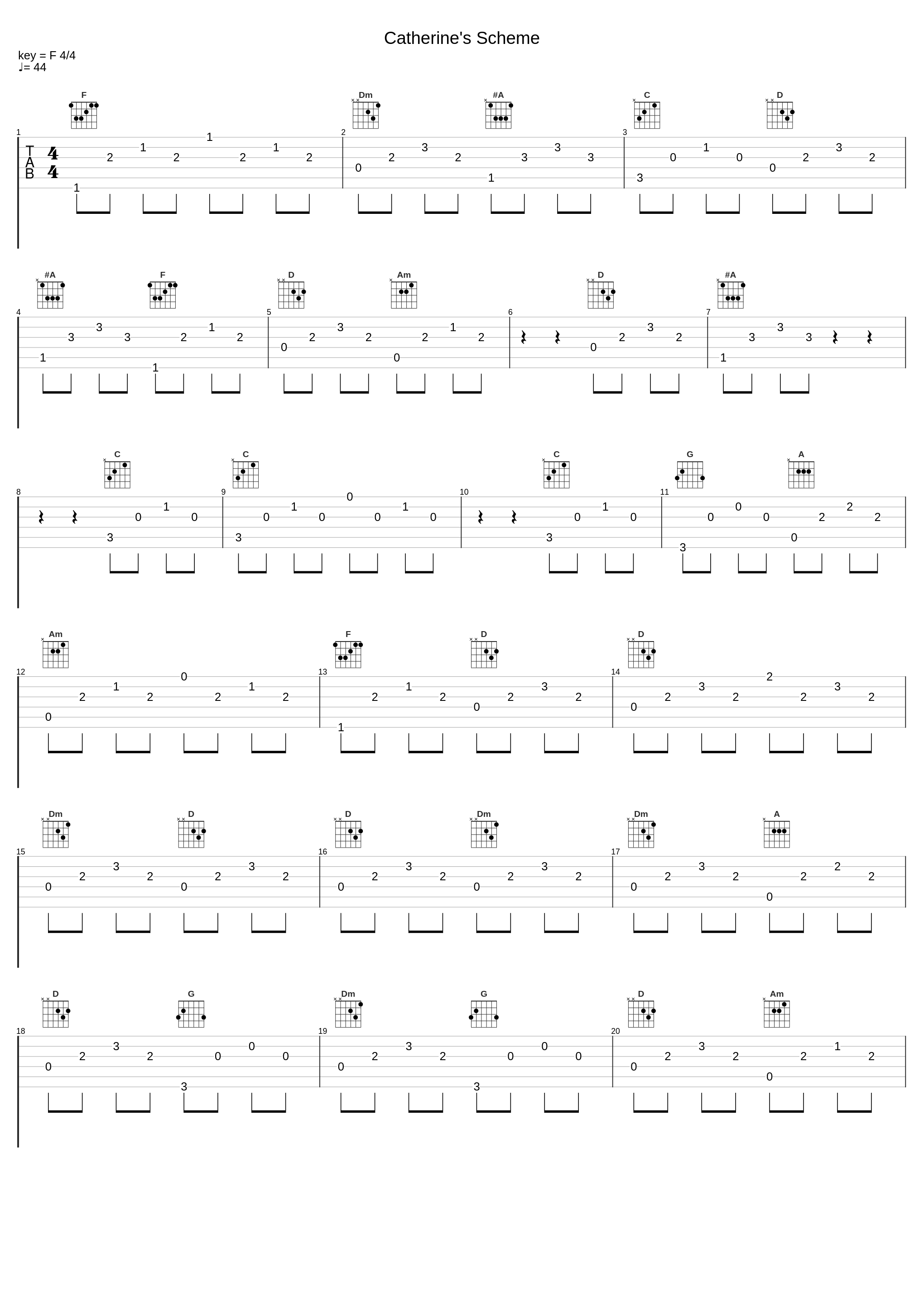 Catherine's Scheme_Mark Snow_1