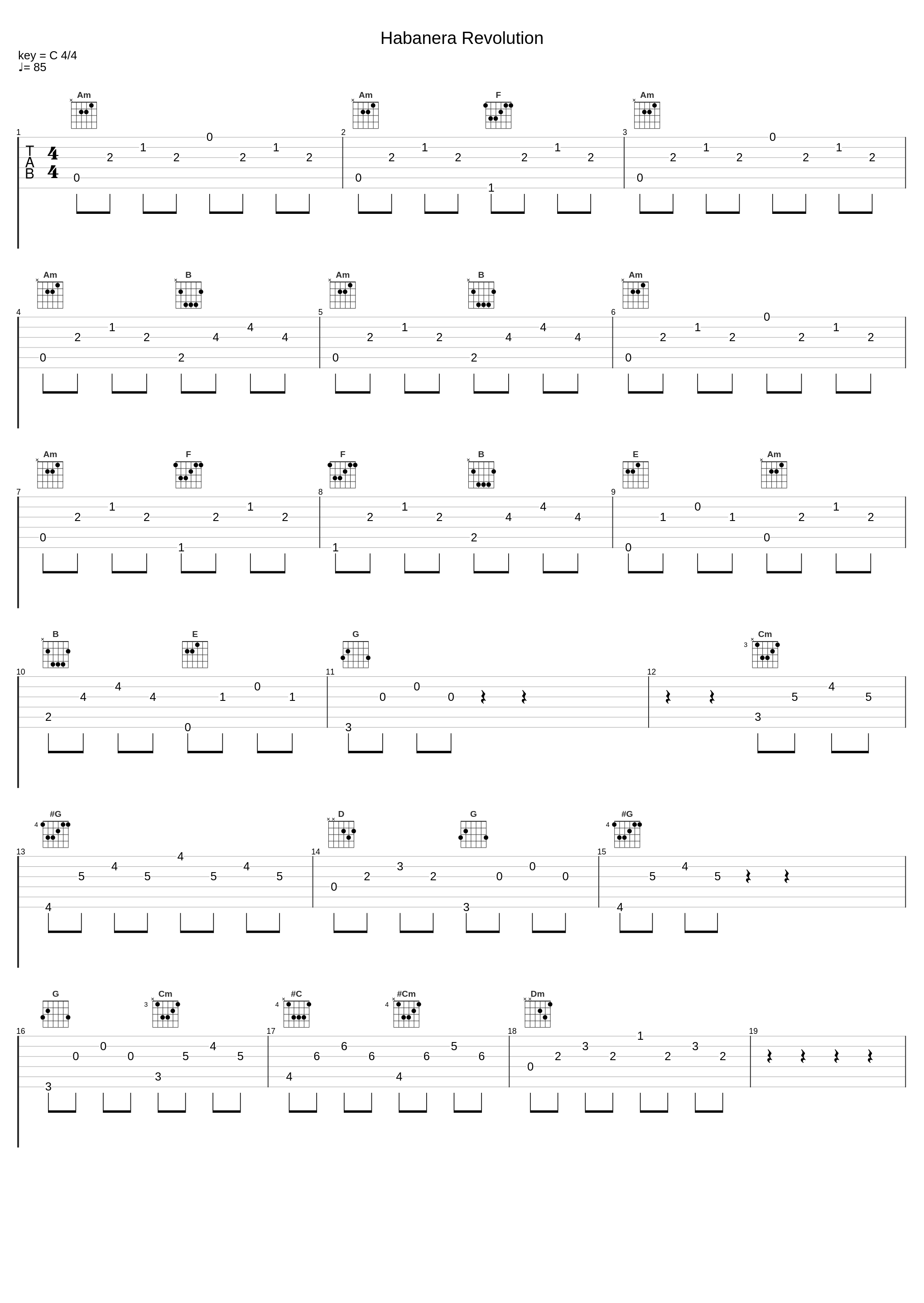 Habanera Revolution_X-Ray Dog_1