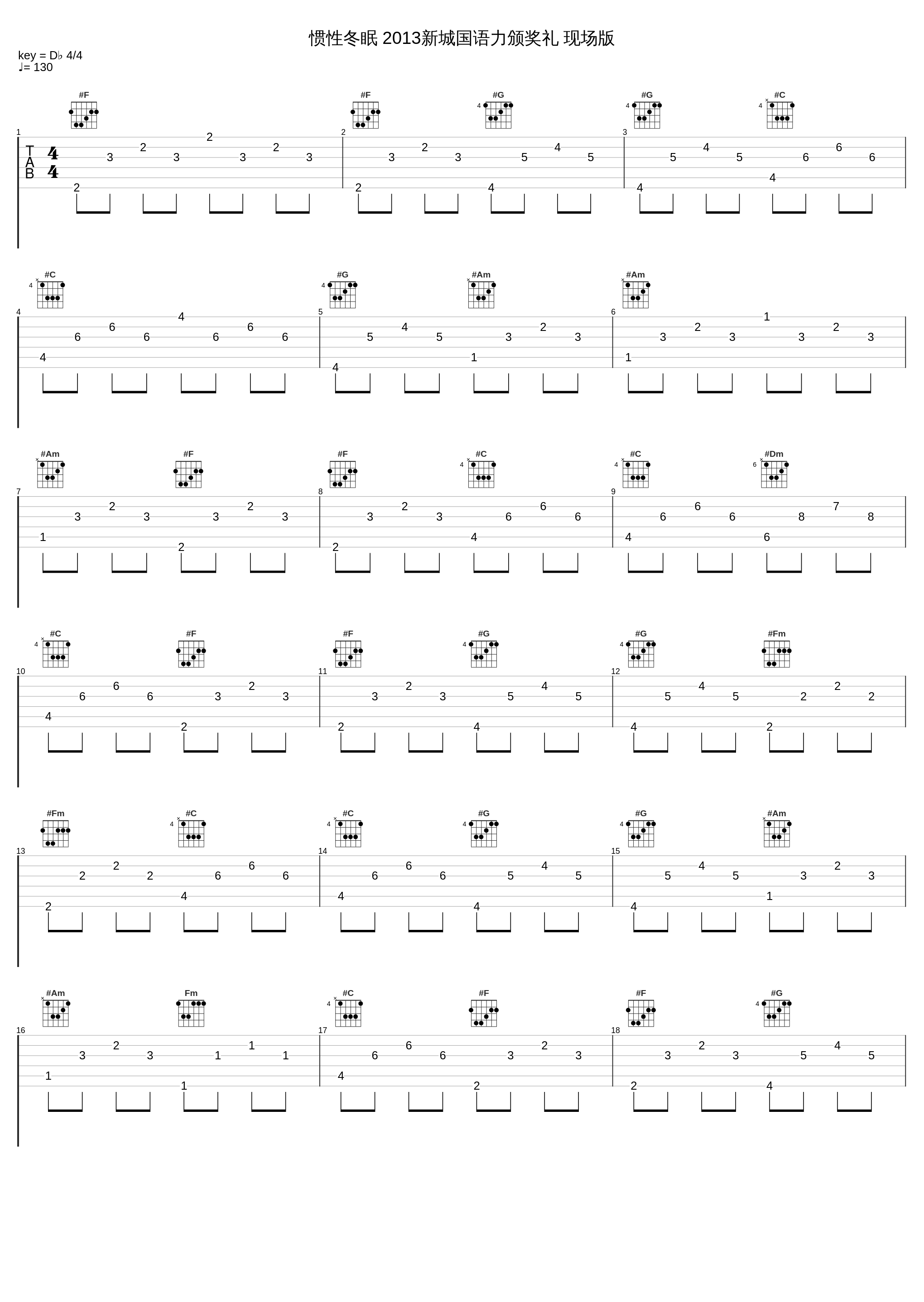 惯性冬眠 2013新城国语力颁奖礼 现场版_钟欣潼_1