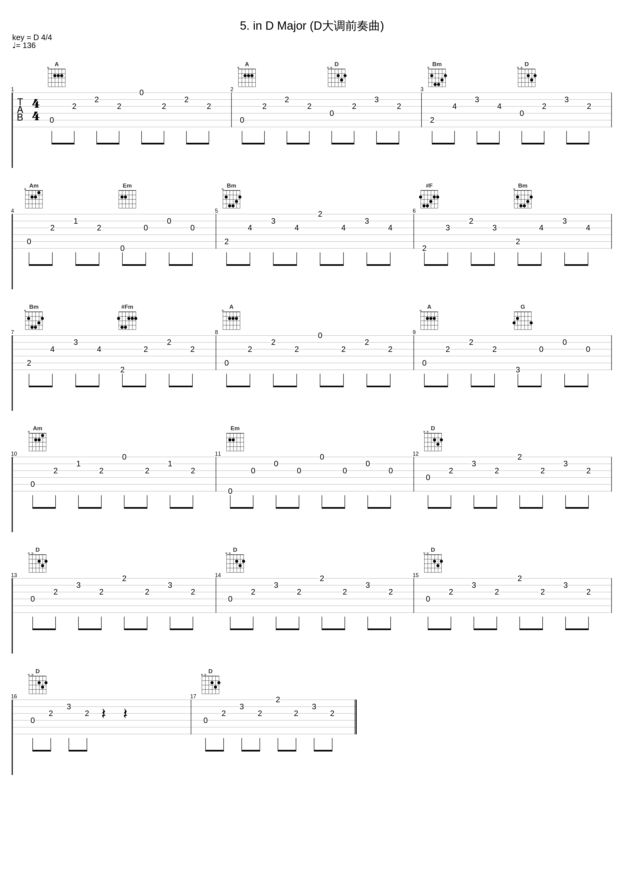 5. in D Major (D大调前奏曲)_李云迪_1