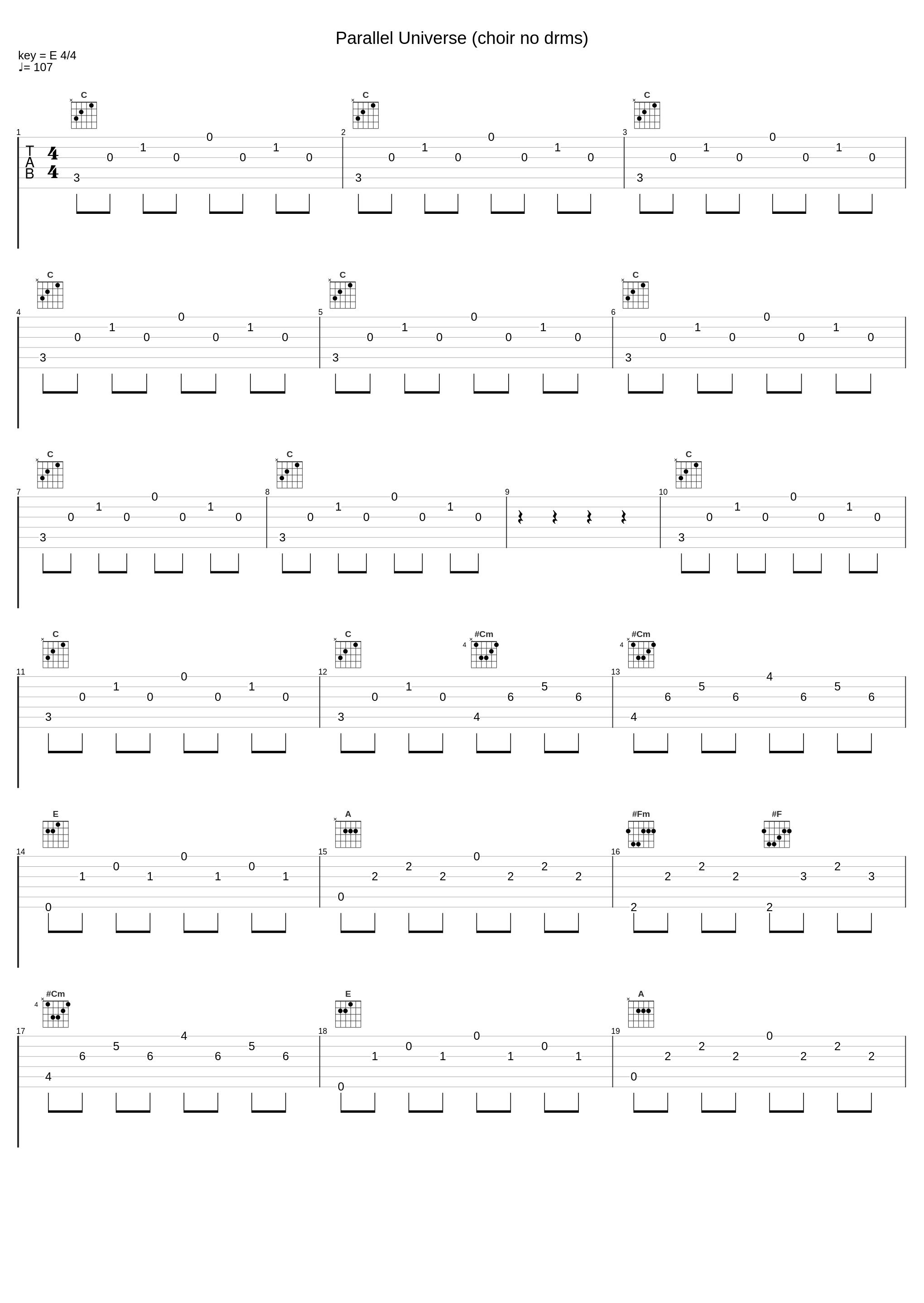 Parallel Universe (choir no drms)_X-Ray Dog_1