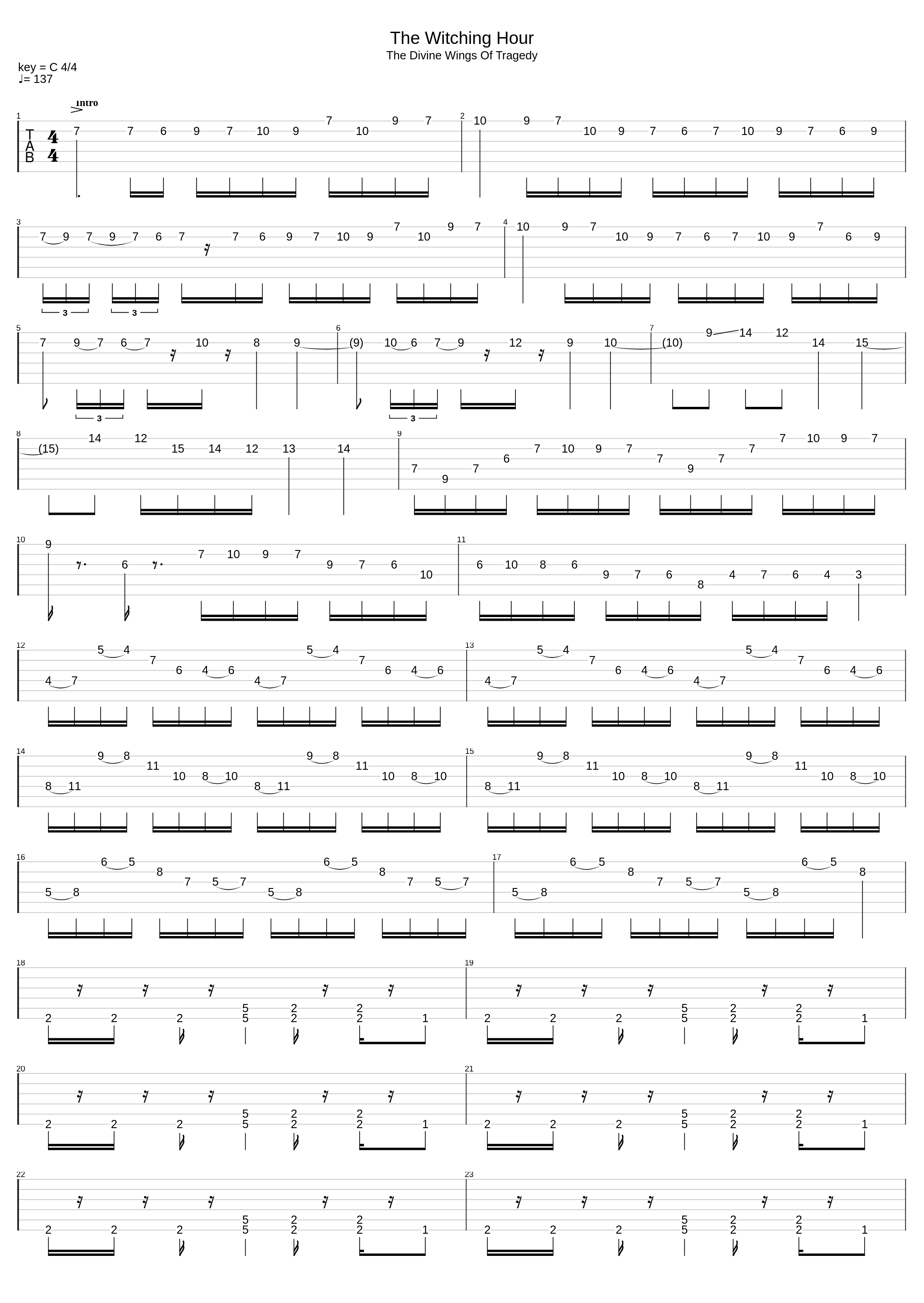 The Witching Hour (Complete)_Symphony X_1