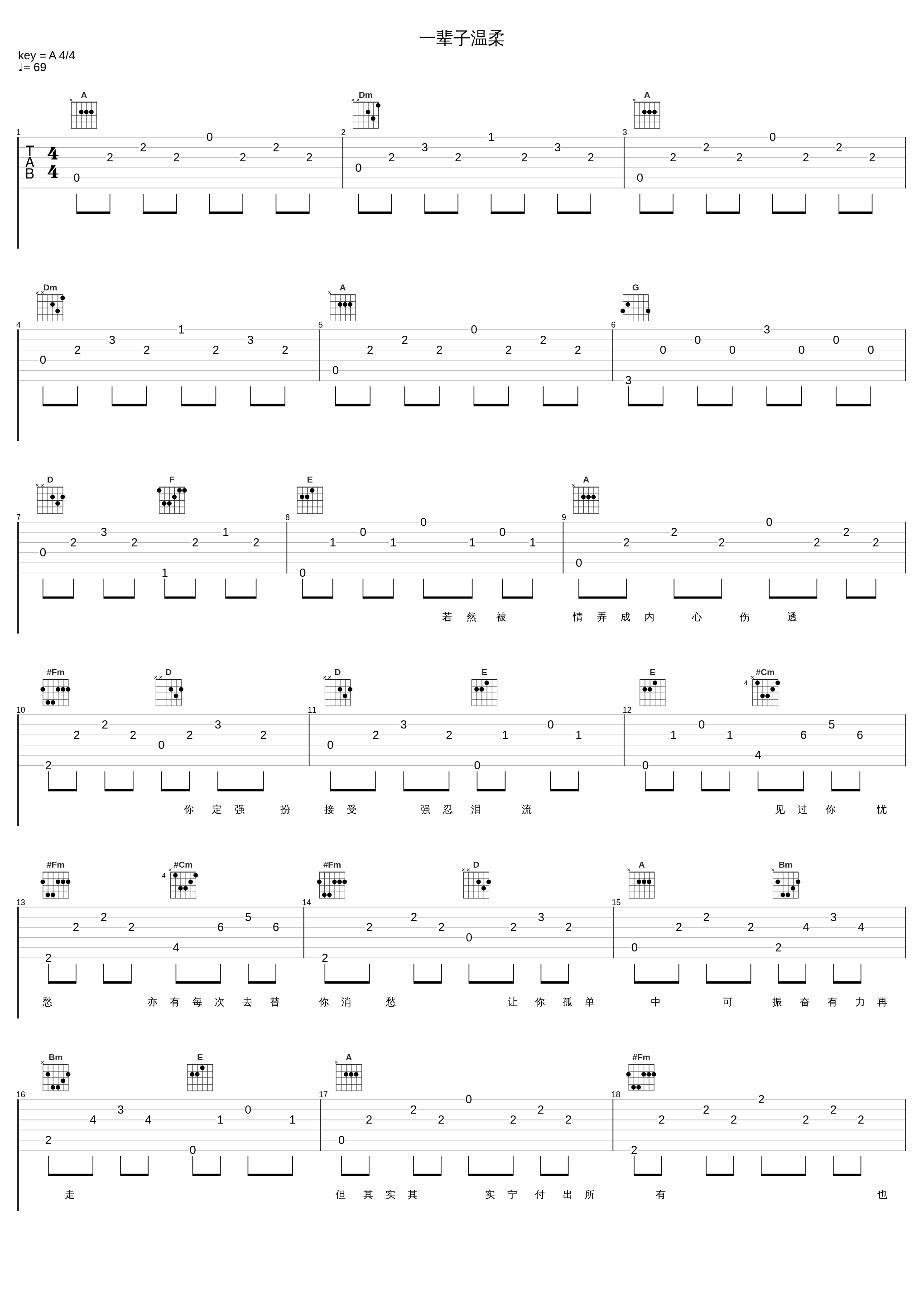 一辈子温柔_叶蒨文_1