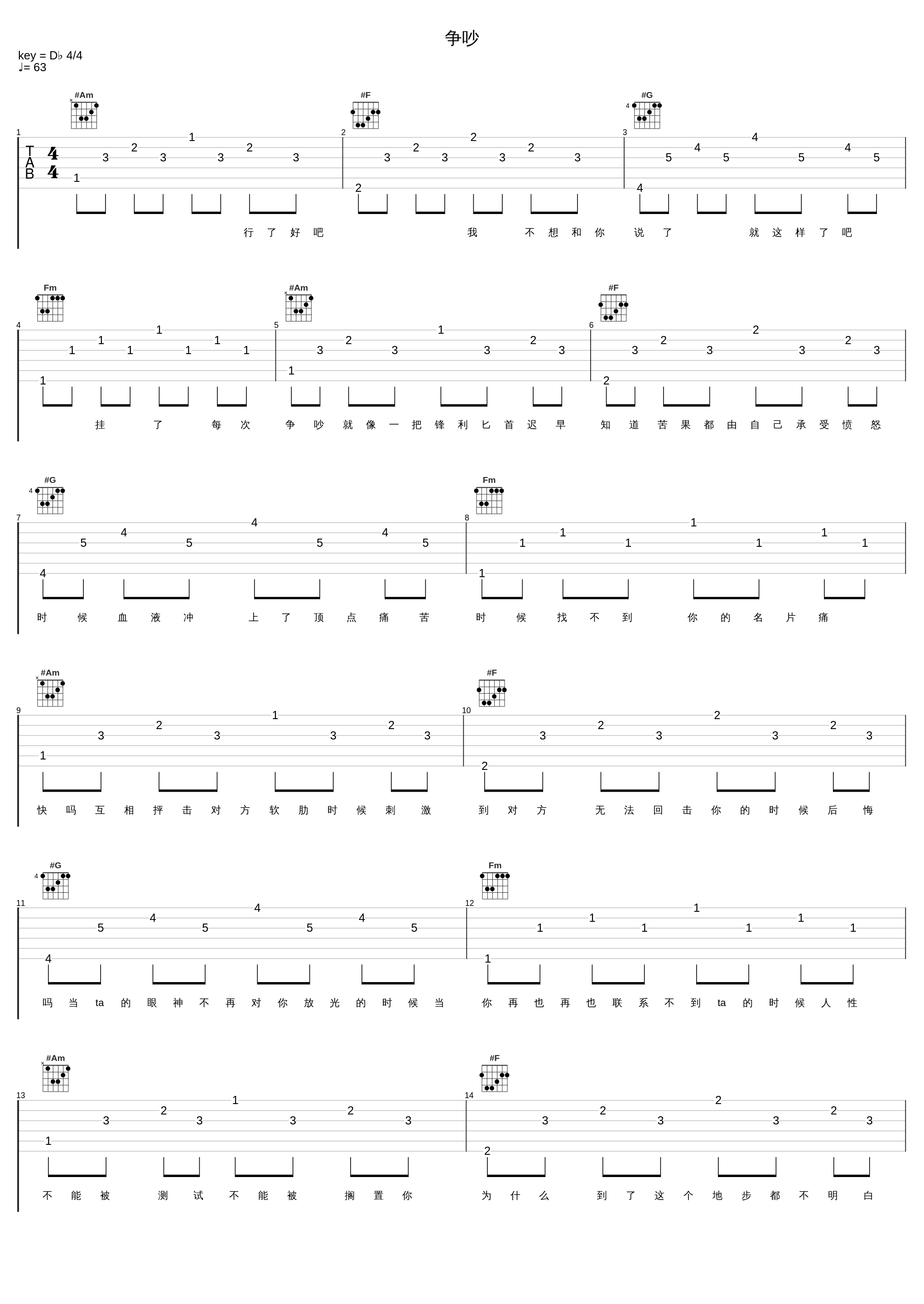 争吵_张驰同学_1