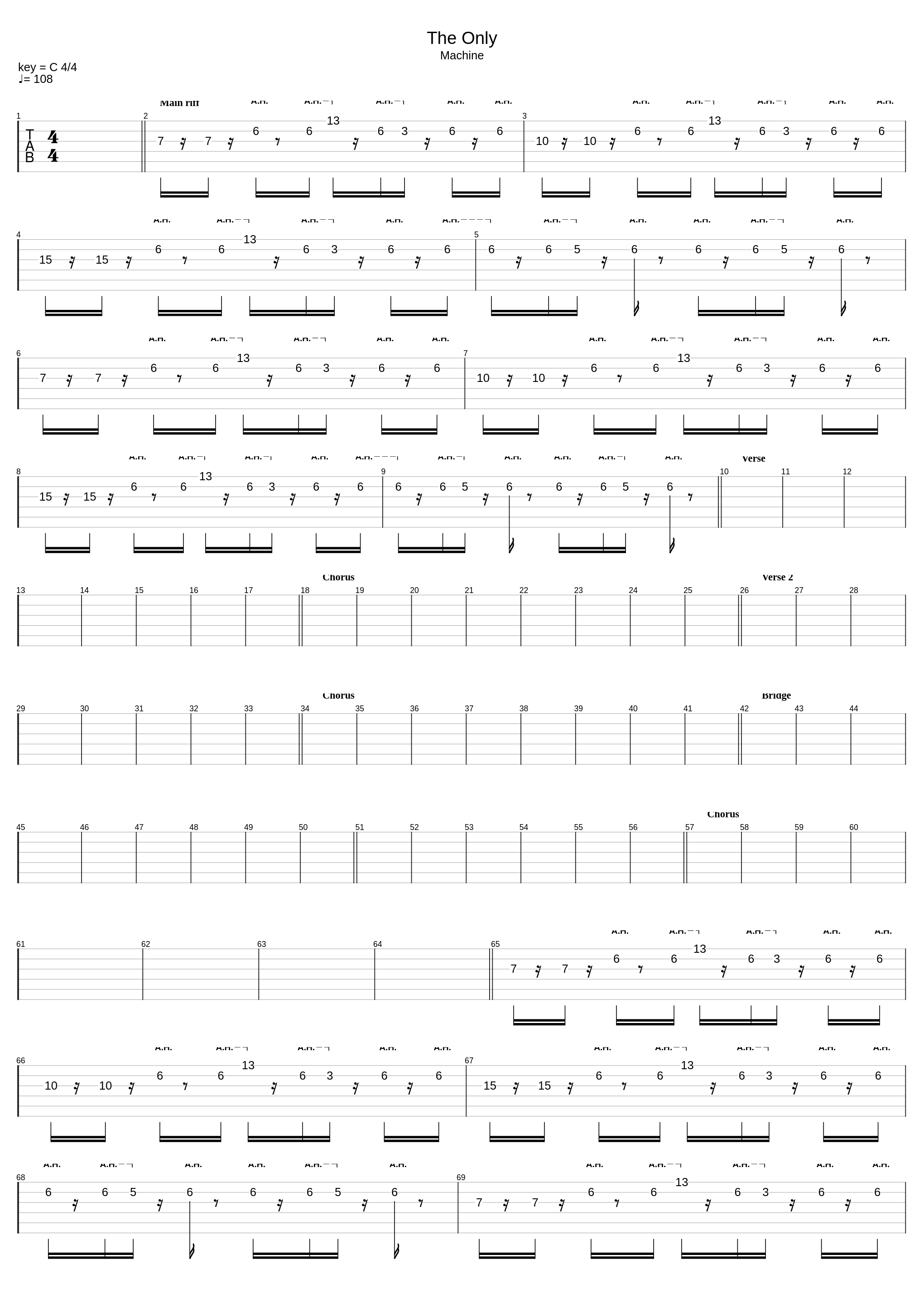 The Only (With Drums)_Static-X_1