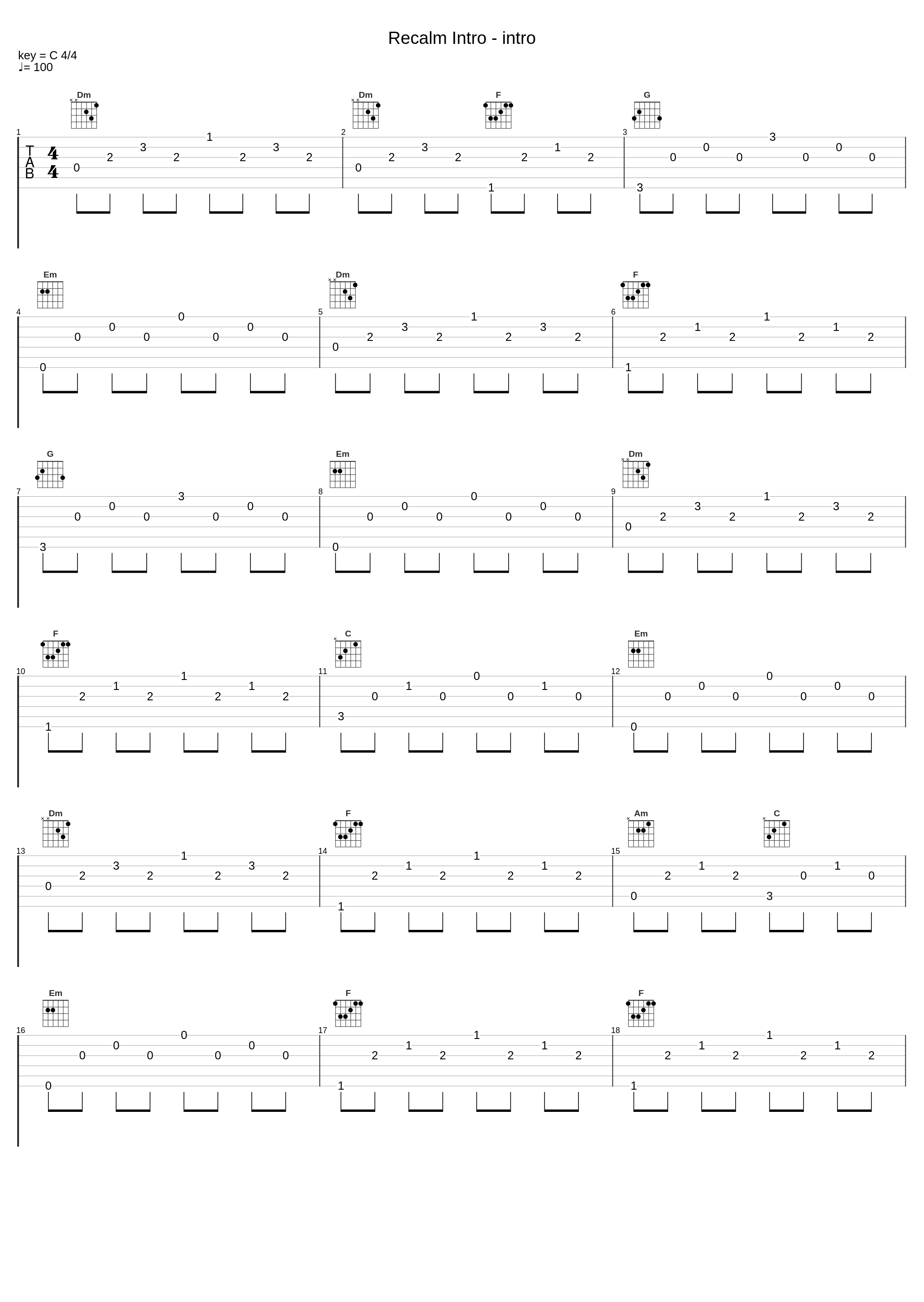 Recalm Intro - intro_Nomak_1