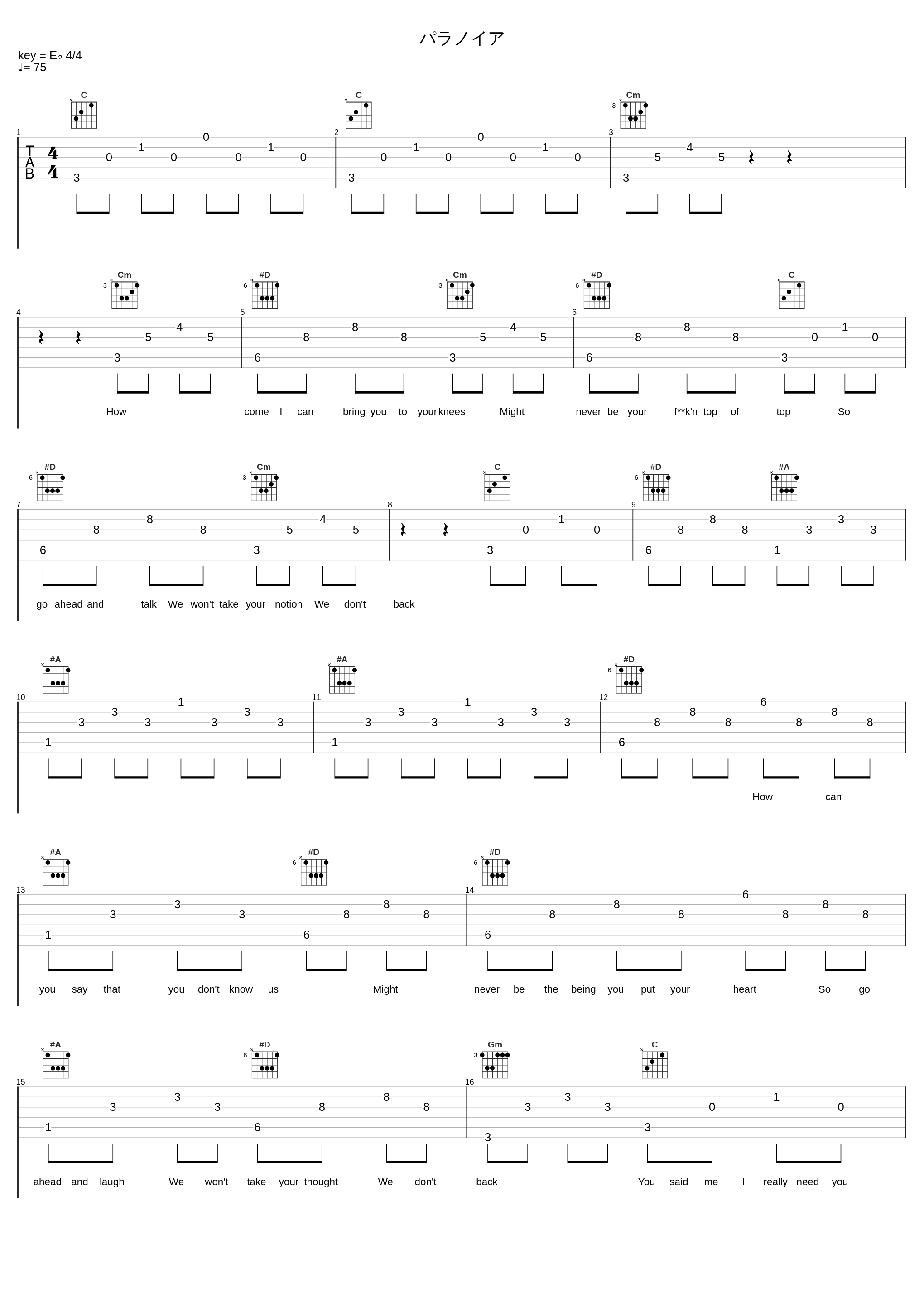 パラノイア_BLUE ENCOUNT_1