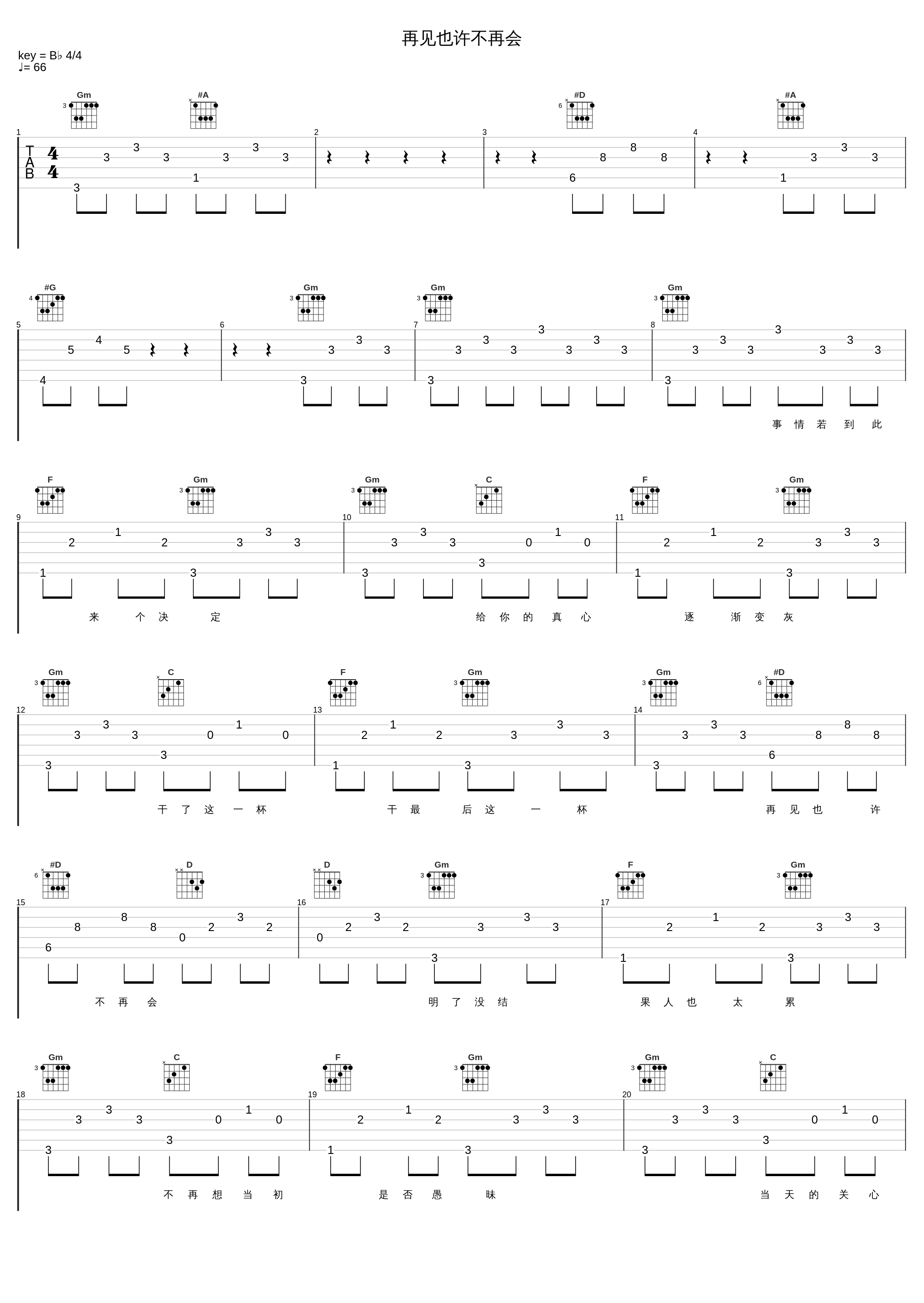 再见也许不再会_蔡国权_1