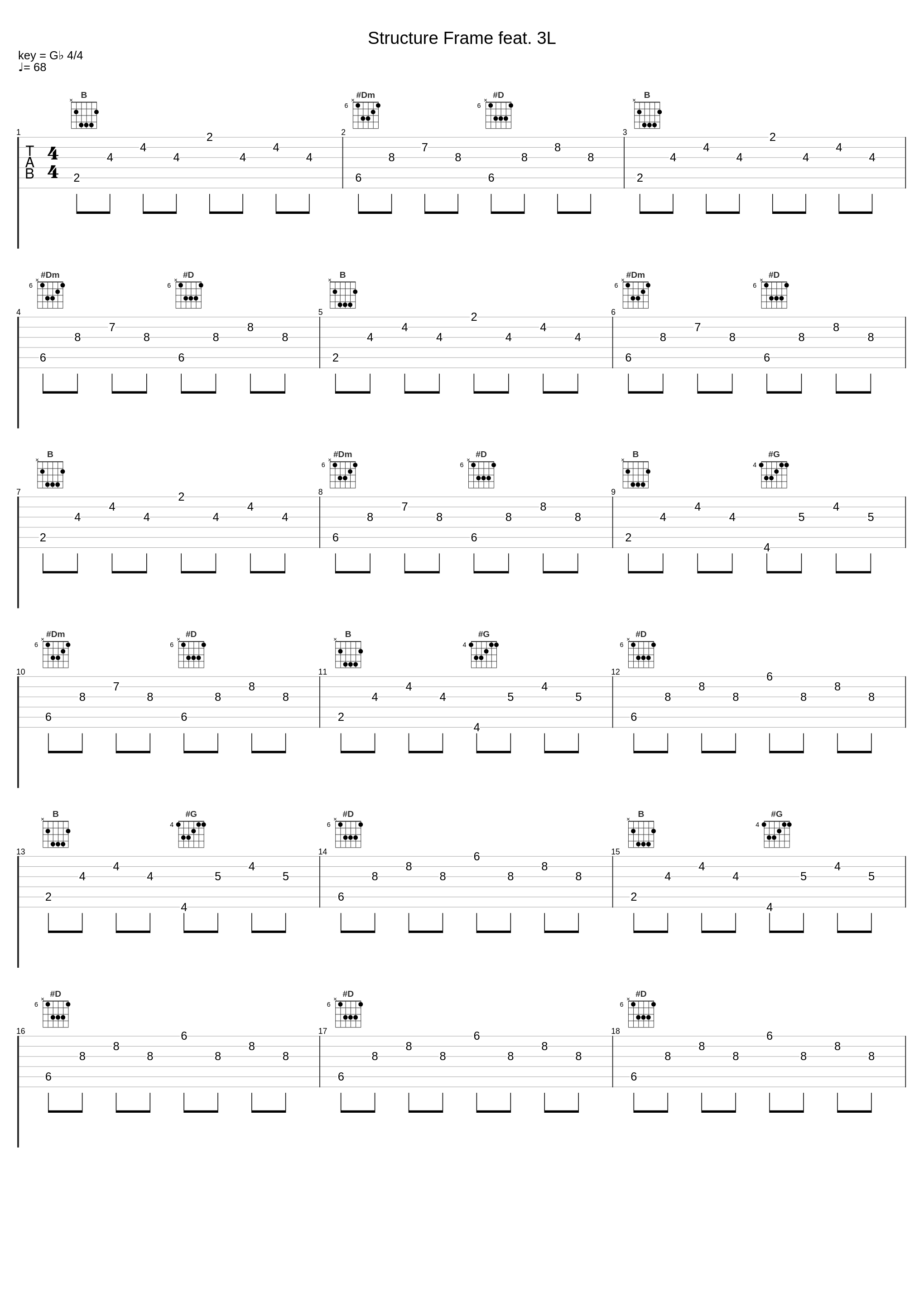 Structure Frame feat. 3L_Alstroemeria Records,3L_1