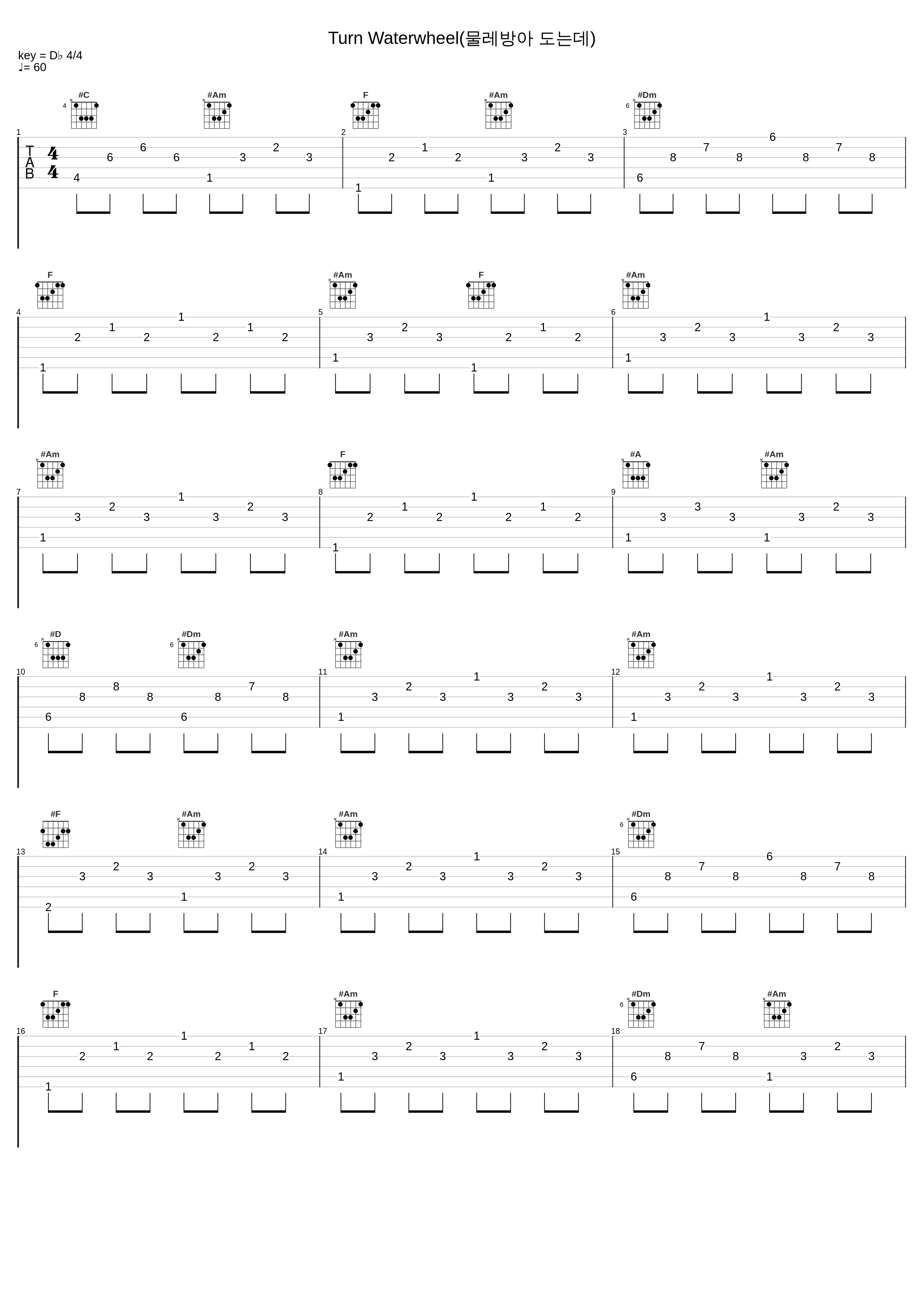Turn Waterwheel(물레방아 도는데)_罗勋儿_1