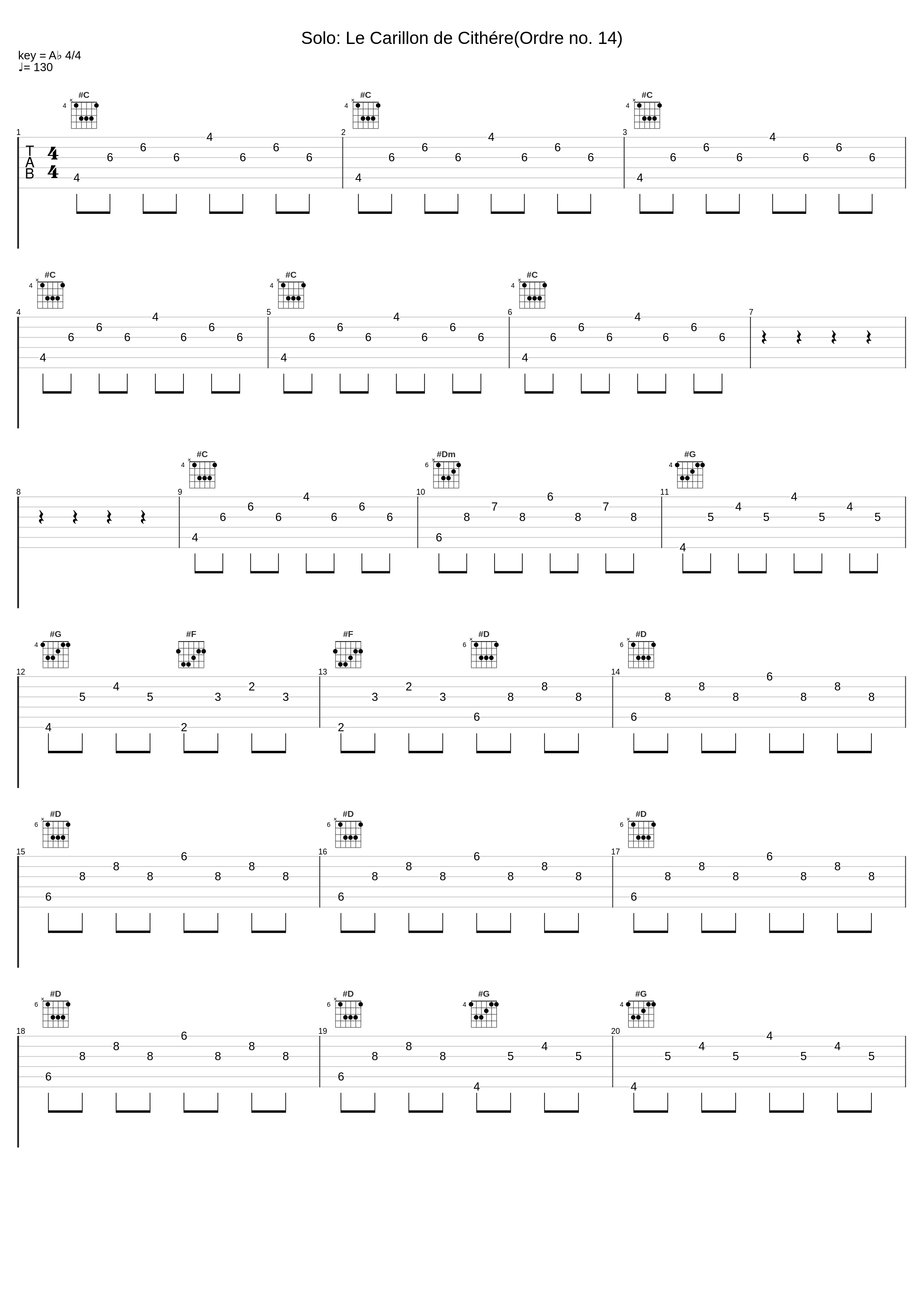 Solo: Le Carillon de Cithére(Ordre no. 14)_Lucy Carolan,Francois Couperin_1