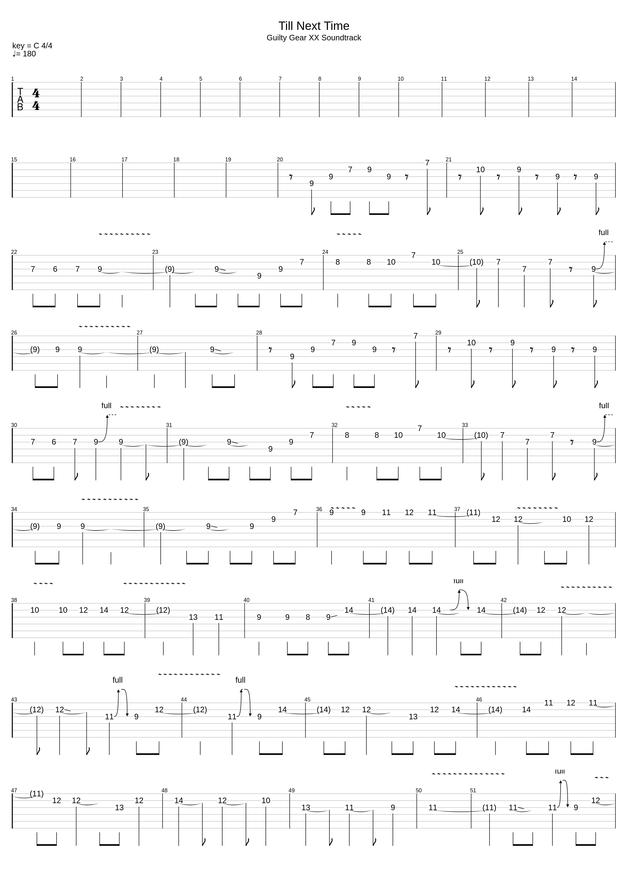 Till Next Time_Guilty Gear X_1