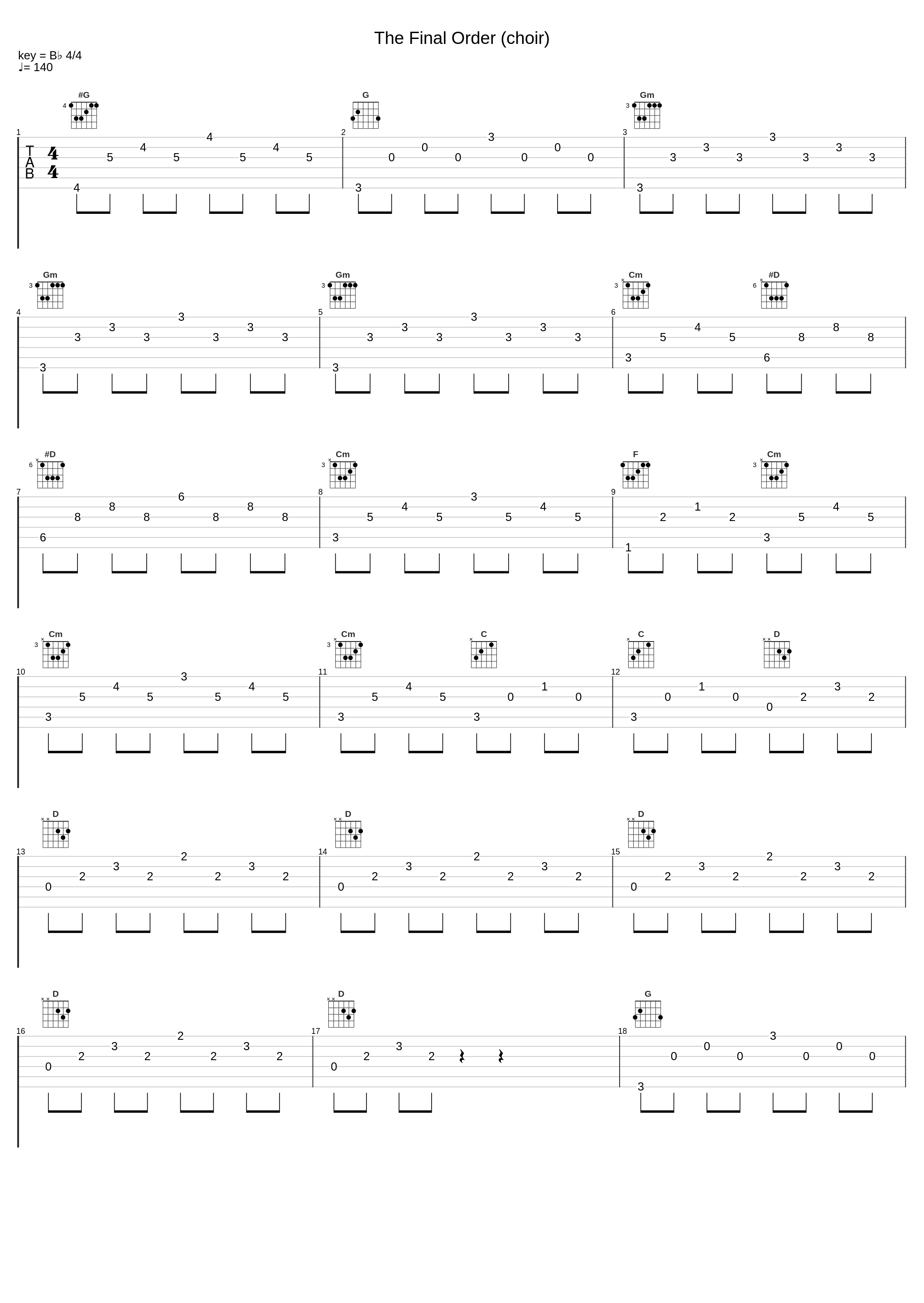 The Final Order (choir)_X-Ray Dog_1