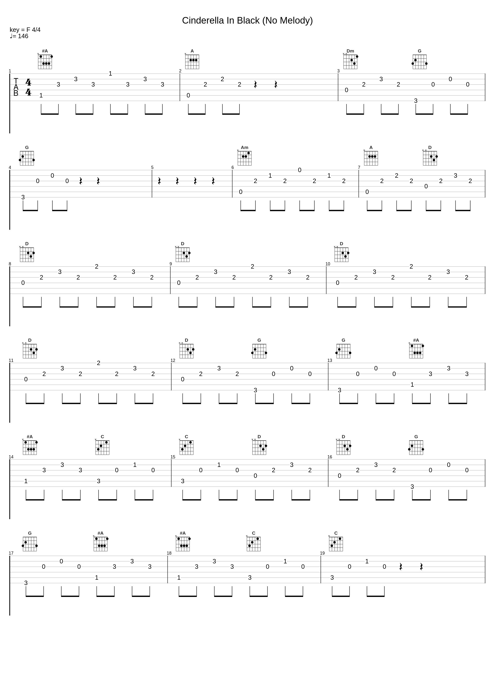 Cinderella In Black (No Melody)_X-Ray Dog_1