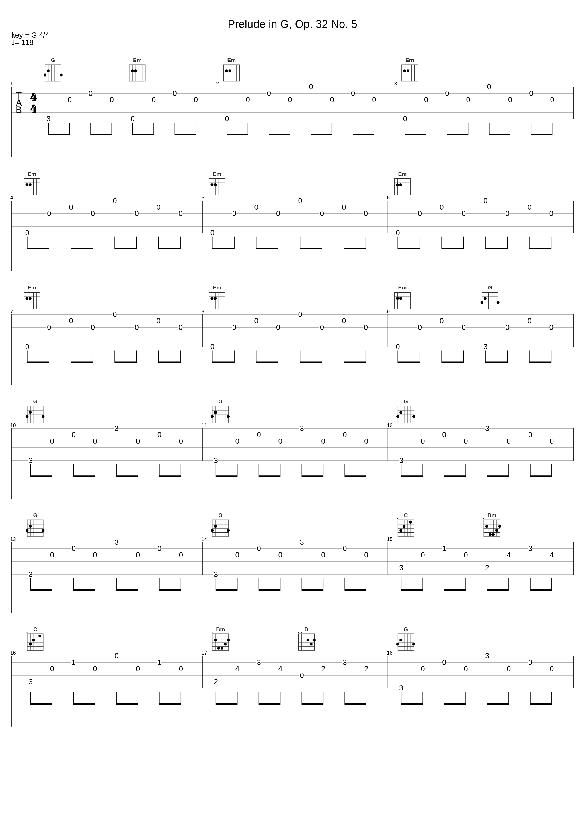 Prelude in G, Op. 32 No. 5_Vladimir Horowitz,Sergei Rachmaninoff_1