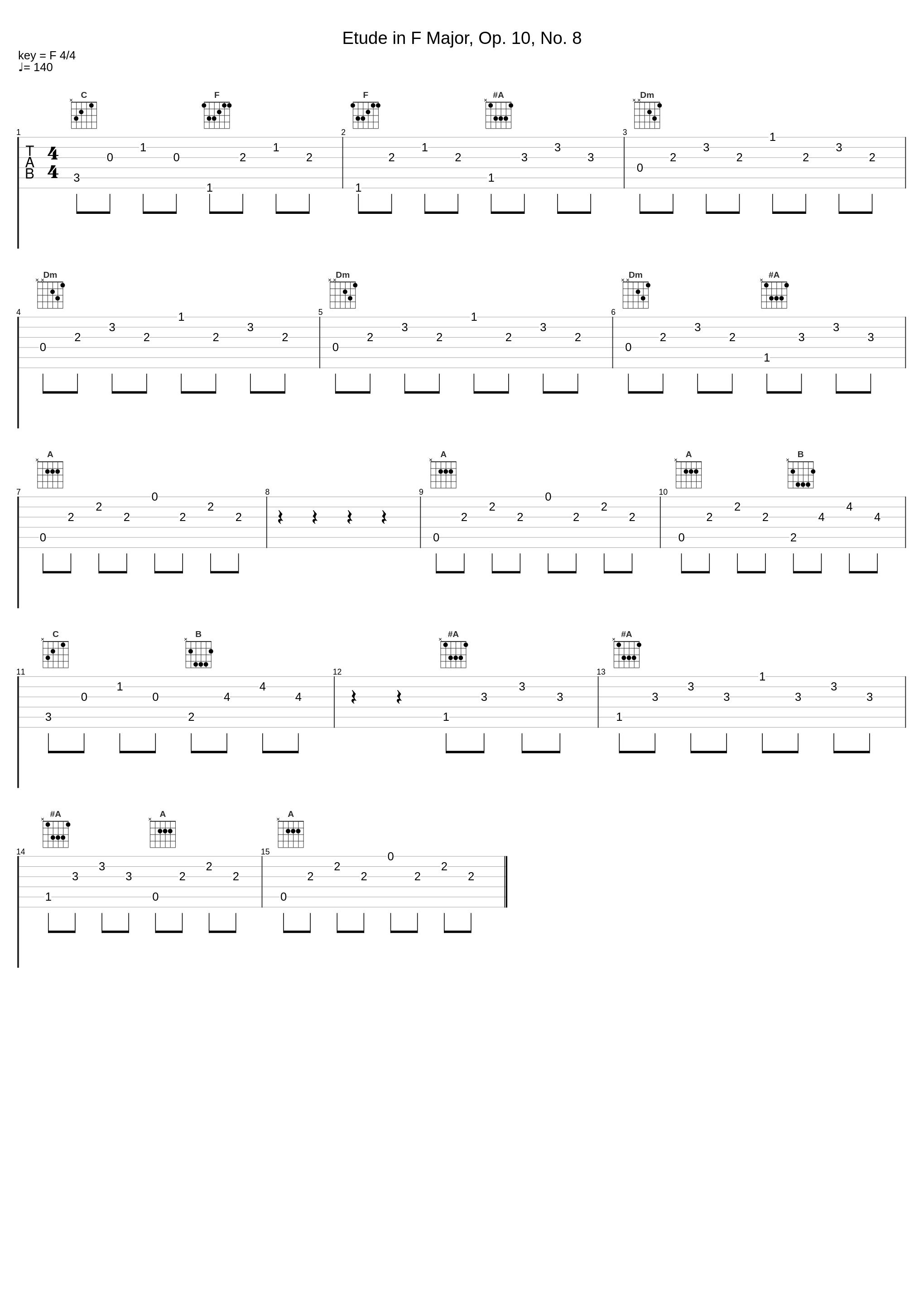 Etude in F Major, Op. 10, No. 8_內田光子_1