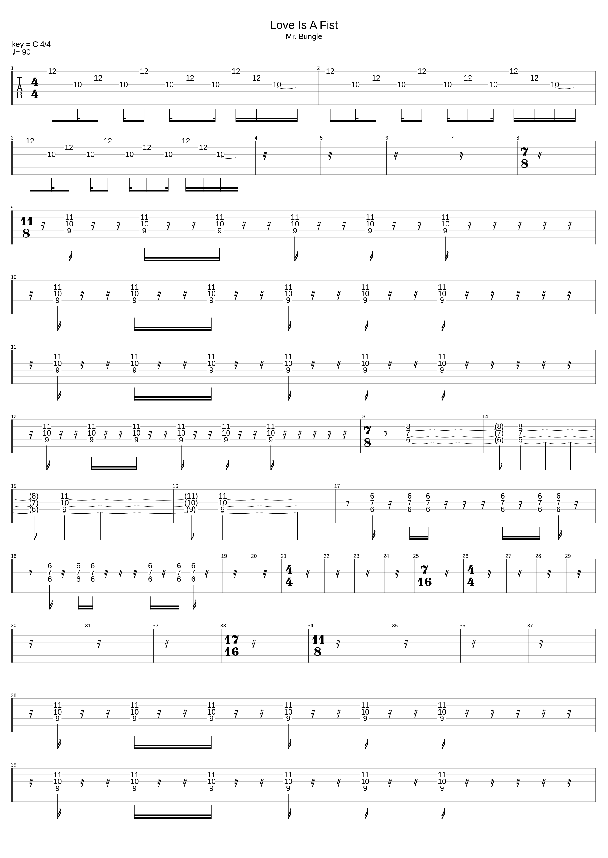 Love Is A Fist_Mr. Bungle_1