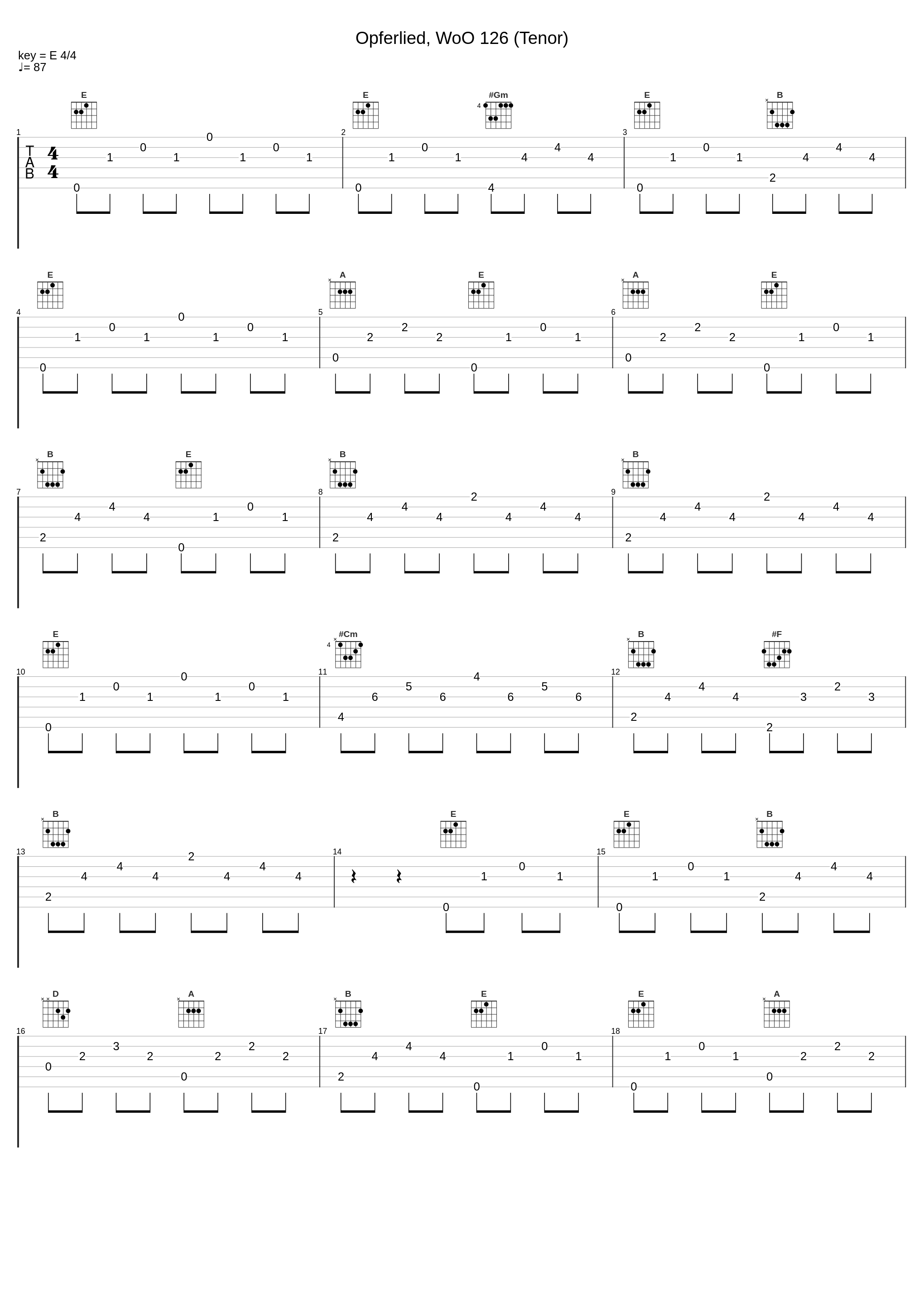 Opferlied, WoO 126 (Tenor)_Peter Schreier,Walter Olbertz_1