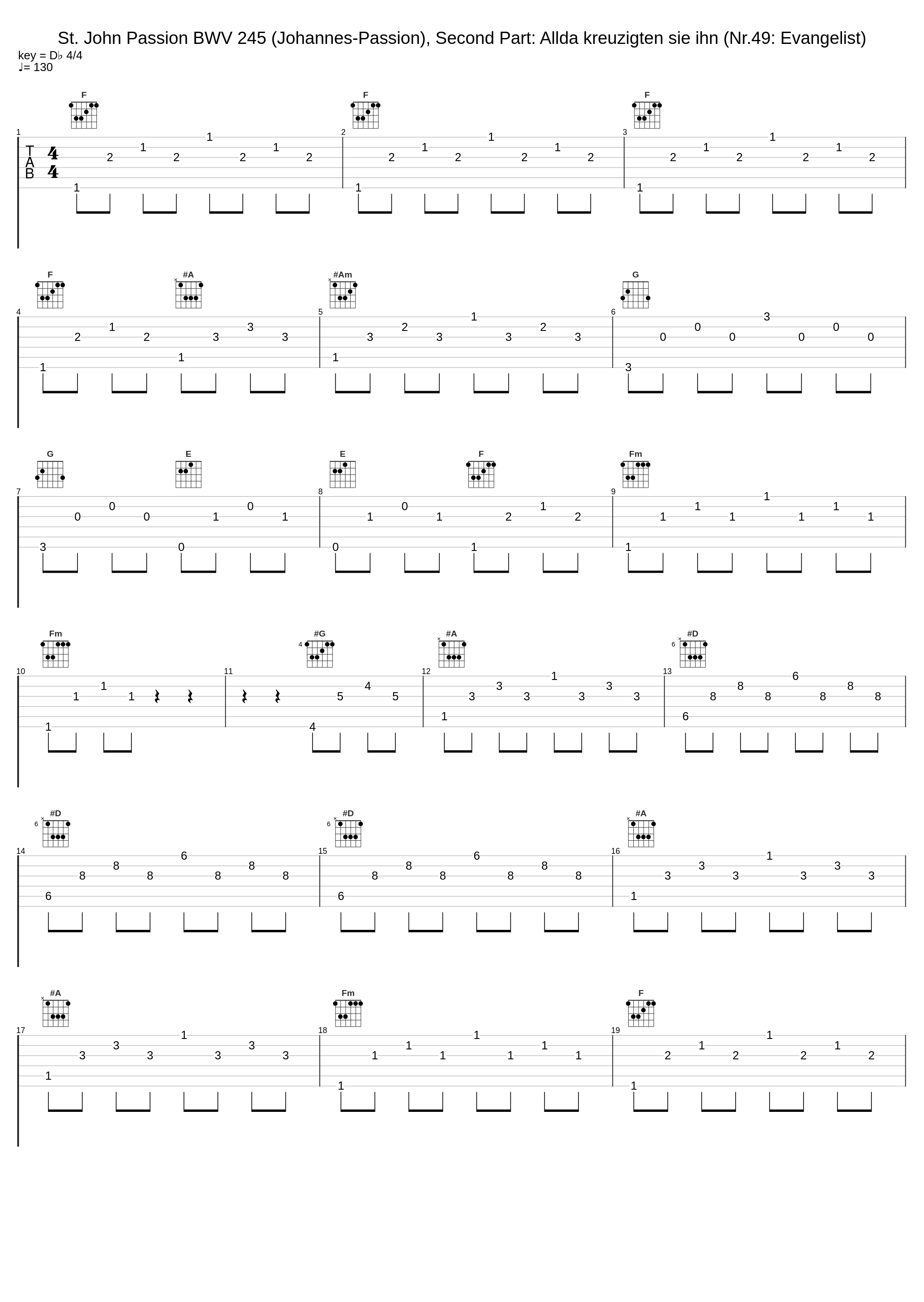 St. John Passion BWV 245 (Johannes-Passion), Second Part: Allda kreuzigten sie ihn (Nr.49: Evangelist)_Fritz Wunderlich,Josef Traxel,Dietrich Fischer-Dieskau,Lisa Otto_1