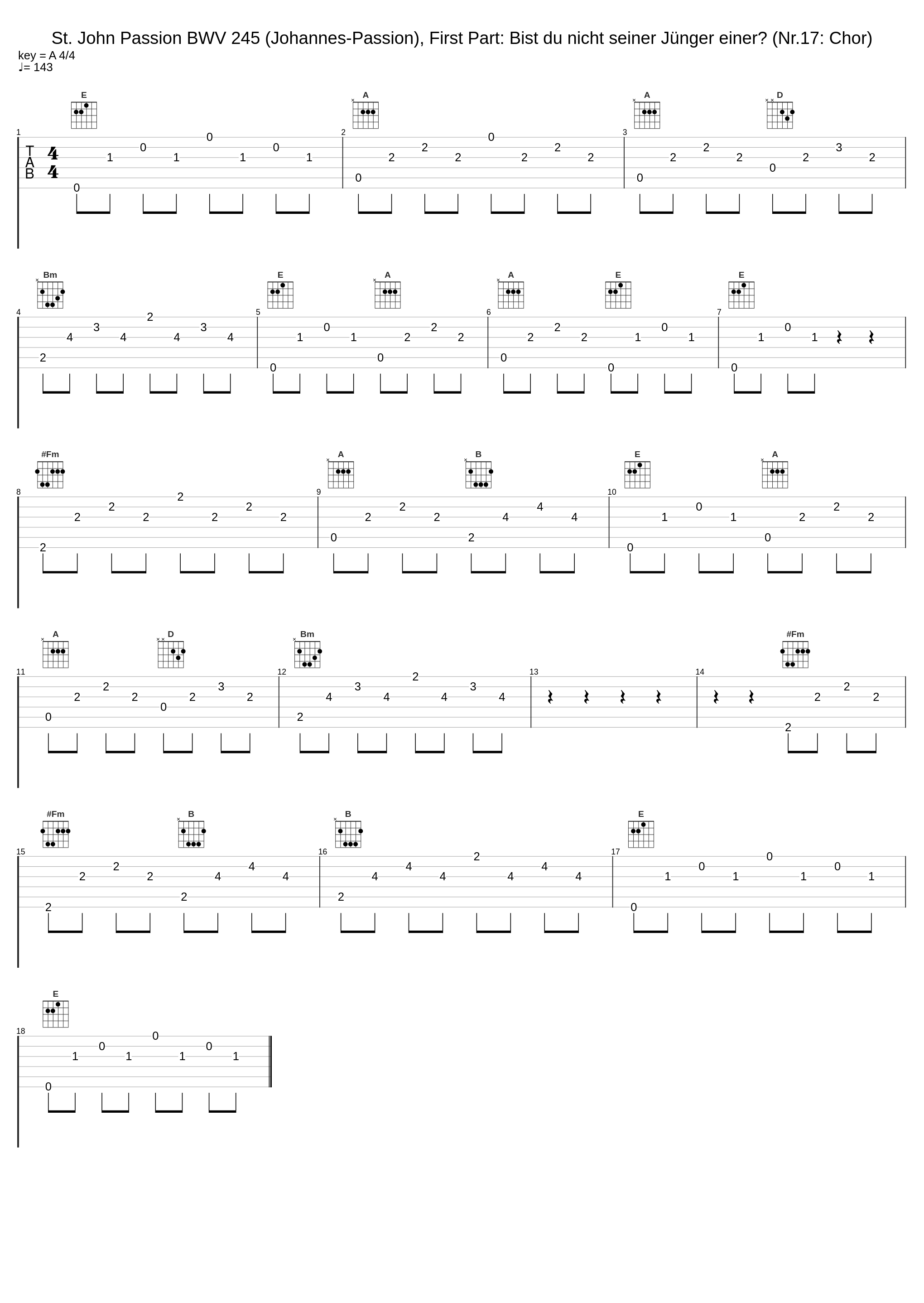 St. John Passion BWV 245 (Johannes-Passion), First Part: Bist du nicht seiner Jünger einer? (Nr.17: Chor)_Fritz Wunderlich,Josef Traxel,Dietrich Fischer-Dieskau,Lisa Otto_1