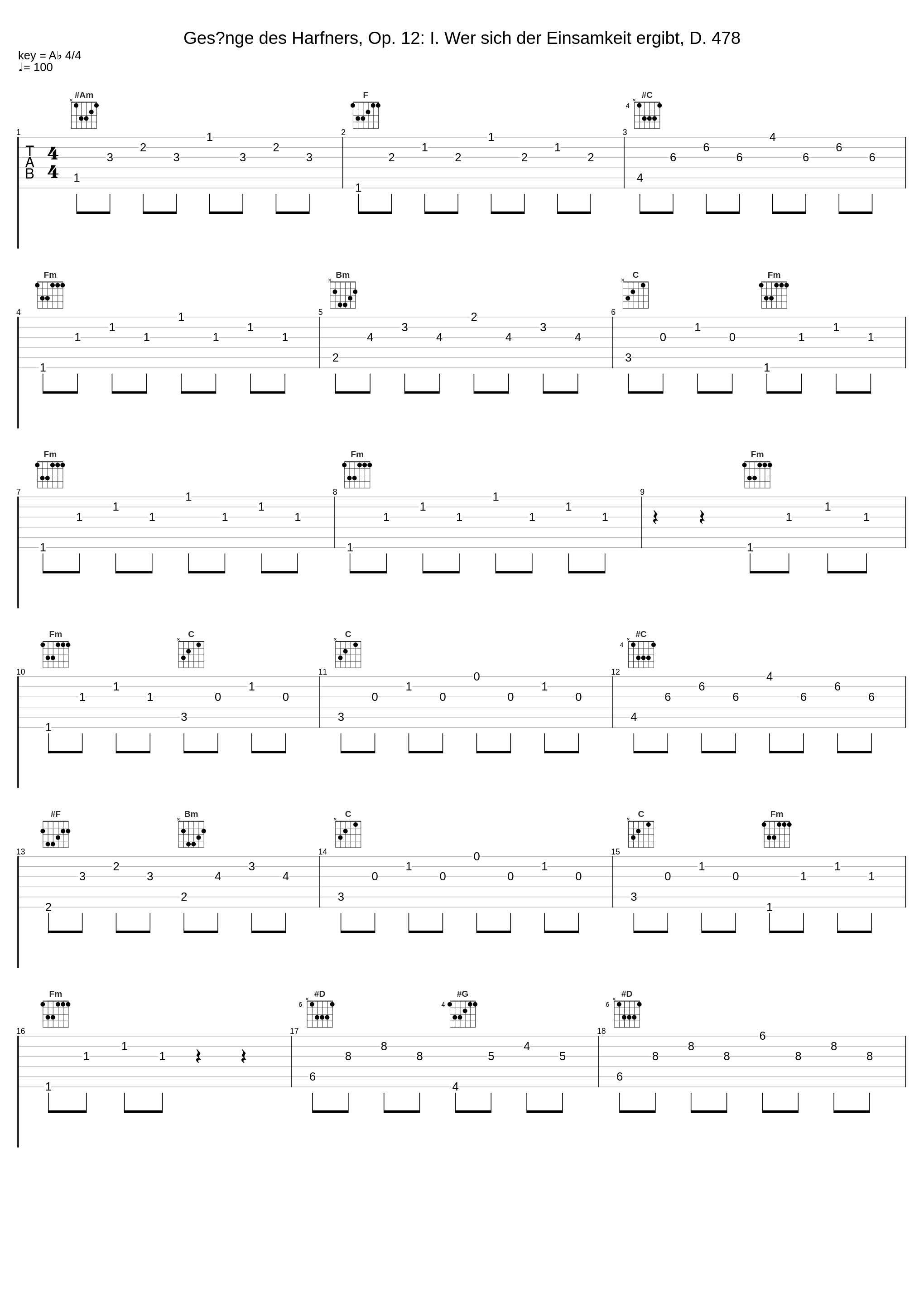 Gesänge des Harfners, Op. 12: I. Wer sich der Einsamkeit ergibt, D. 478_Thomas Quasthoff,Franz Schubert,Charles Spencer_1